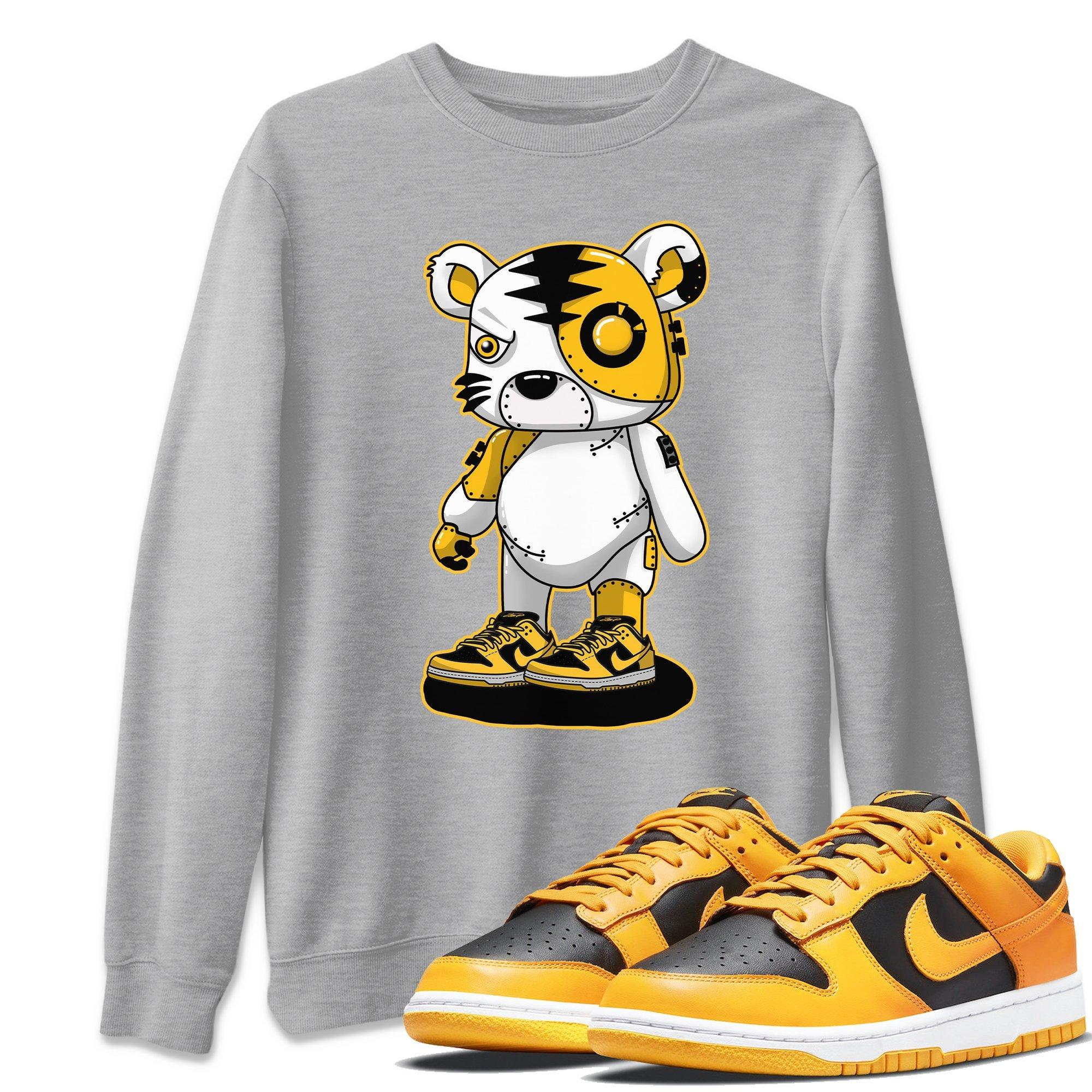 Cyborg Tiger Unisex Tops - Dunk Championship Goldenrod