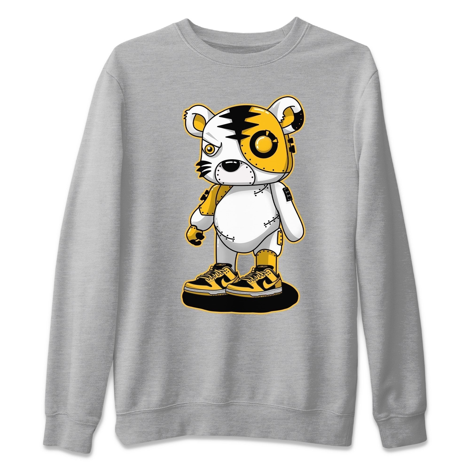 Cyborg Tiger Unisex Tops - Dunk Championship Goldenrod