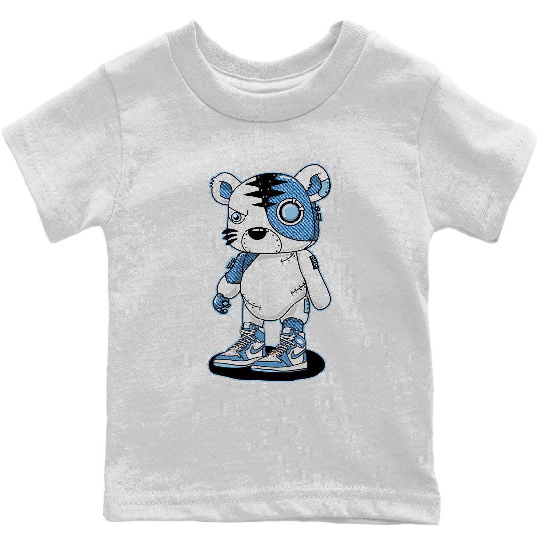 Cyborg Tiger Kids Tops - Air Jordan 1 Denim