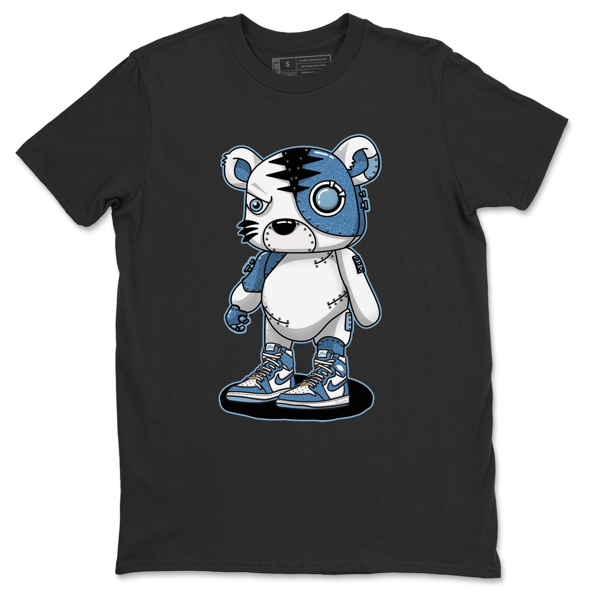 Cyborg Tiger Unisex Tops - Air Jordan 1 Denim