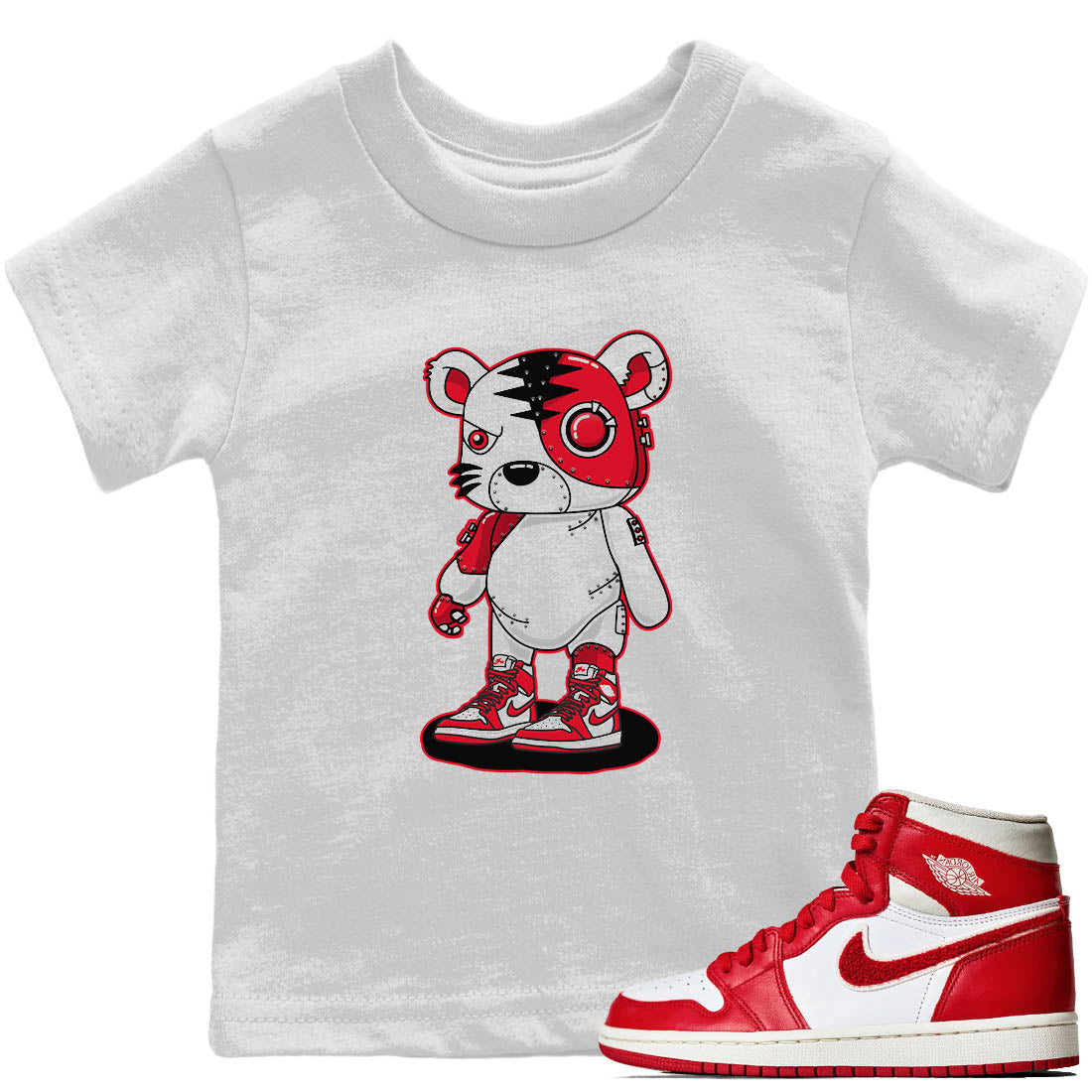 Cyborg Tiger Kids Tops - Air Jordan 1 Newstalgia