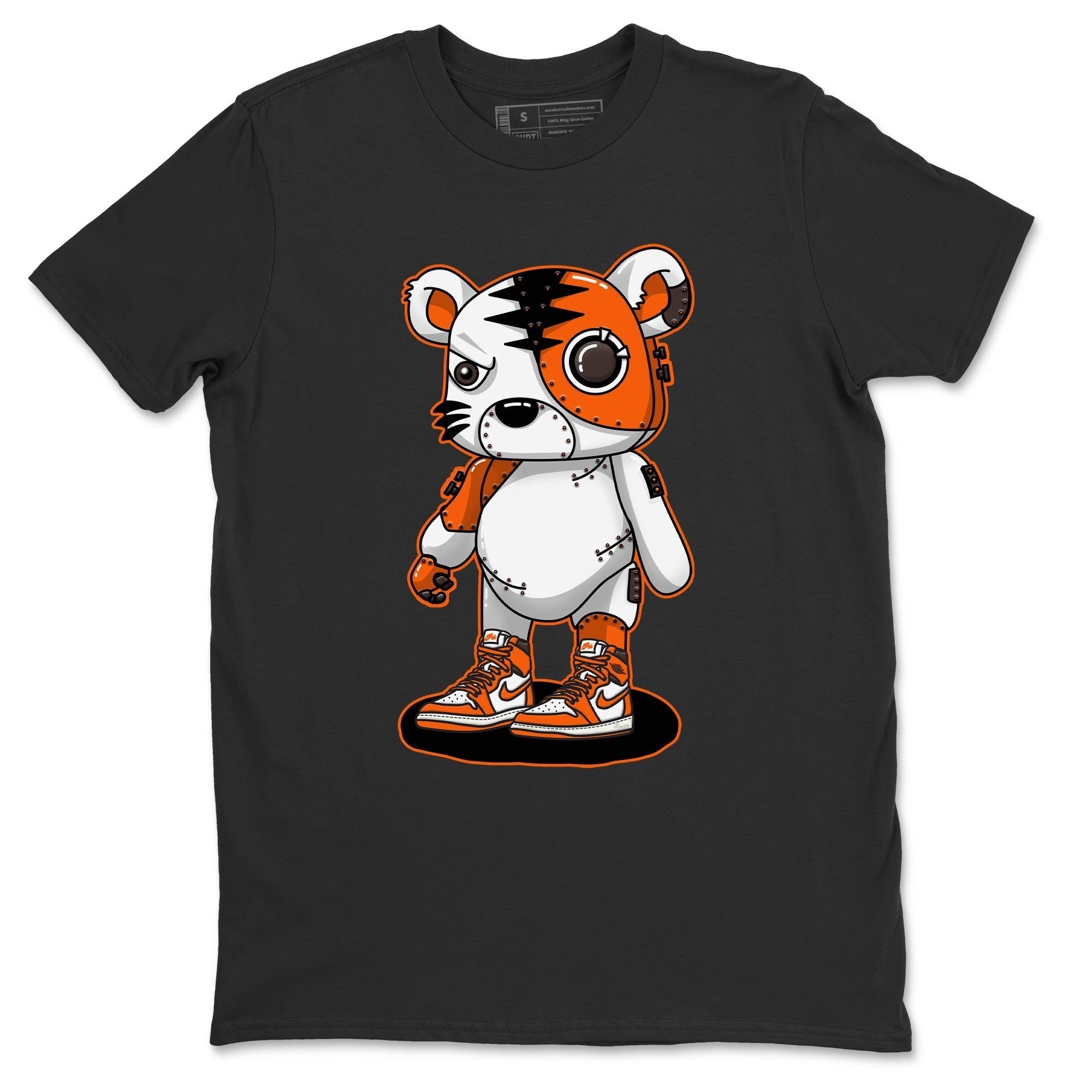 Cyborg Tiger Unisex Tops - Air Jordan 1 Starfish