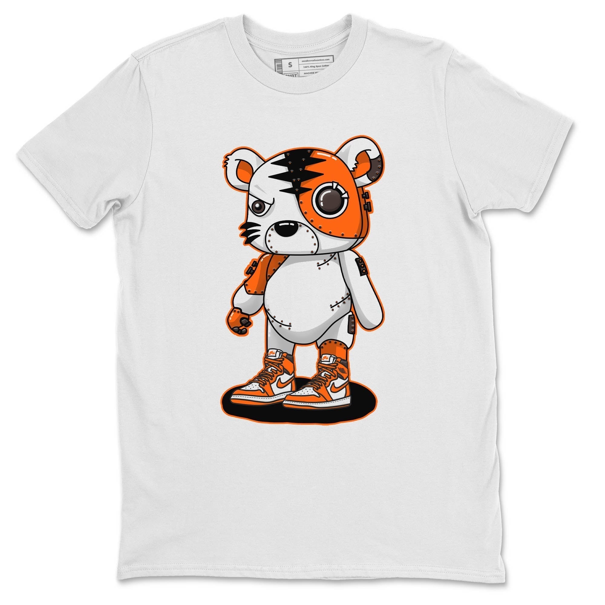 Cyborg Tiger Unisex Tops - Air Jordan 1 Starfish