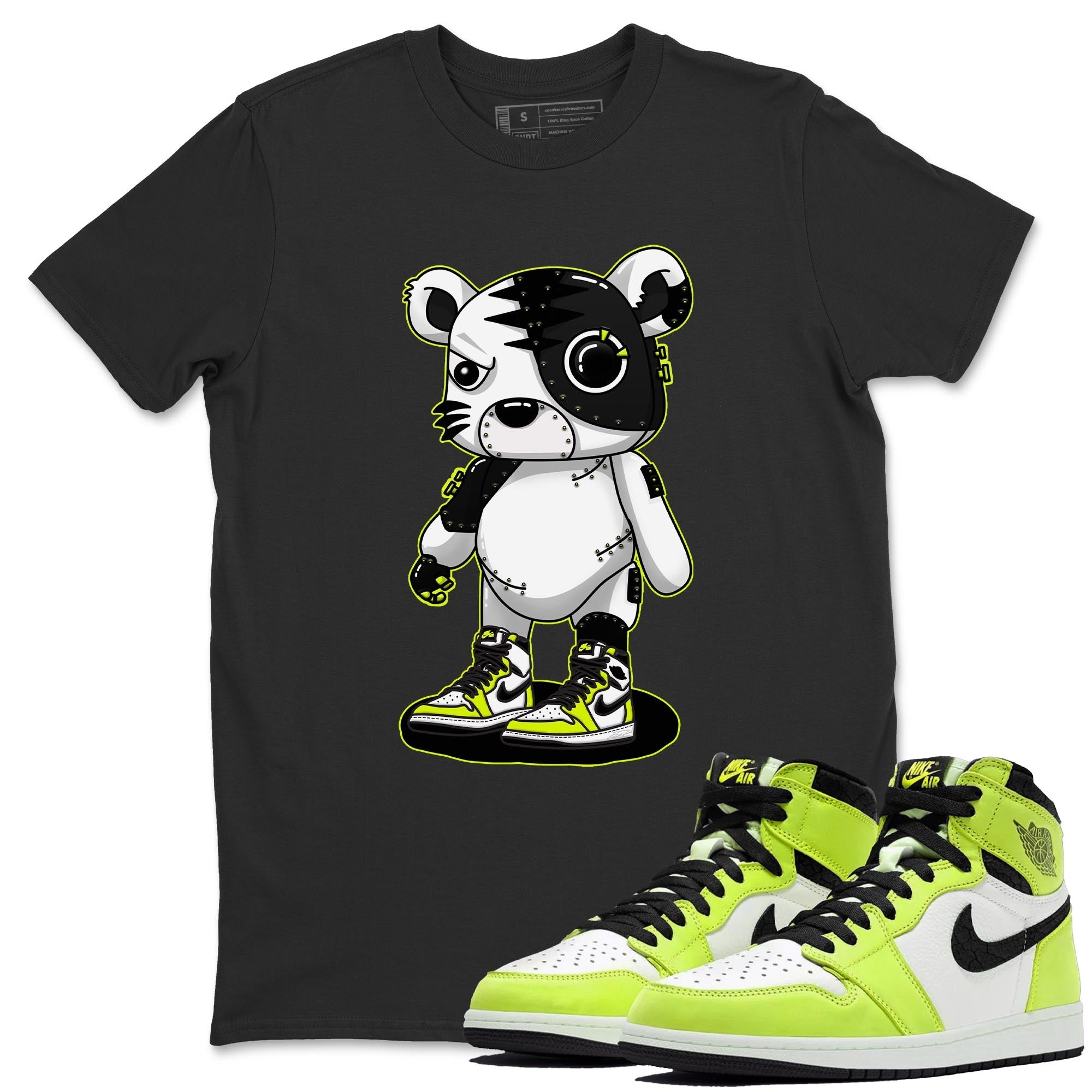 Cyborg Tiger Unisex Tops - Air Jordan 1 Visionaire