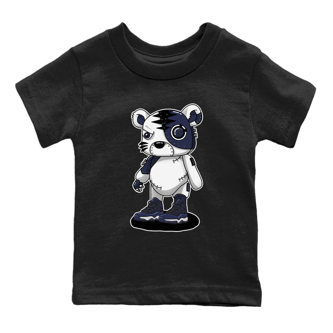 Cyborg Tiger Kids Tops - Air Jordan 11 Midnight Navy