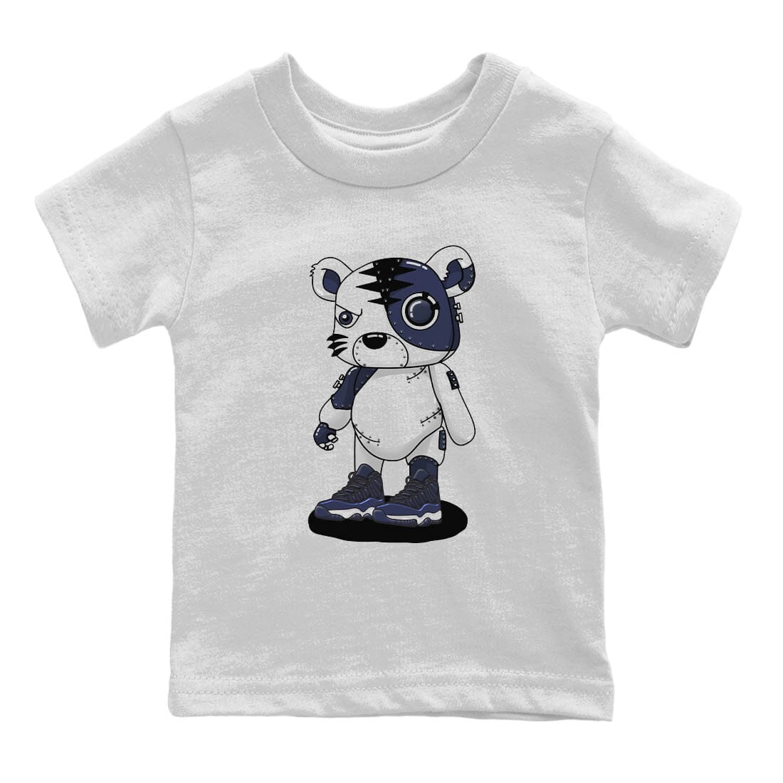 Cyborg Tiger Kids Tops - Air Jordan 11 Midnight Navy