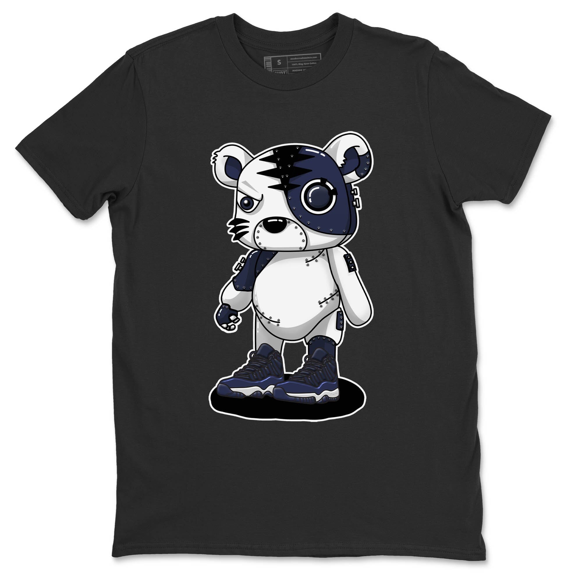 Cyborg Tiger Unisex Tops - Air Jordan 11 Midnight Navy