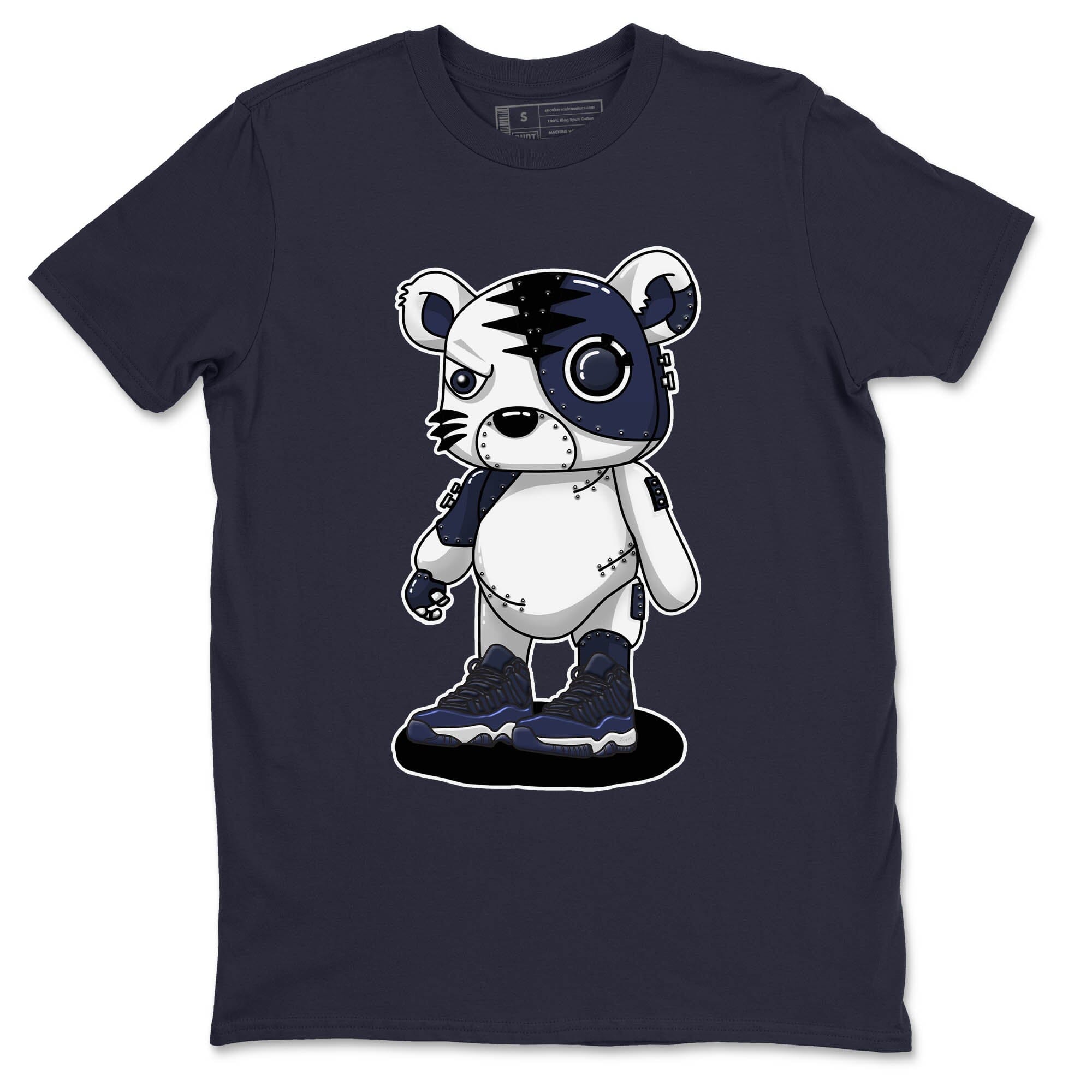 Cyborg Tiger Unisex Tops - Air Jordan 11 Midnight Navy