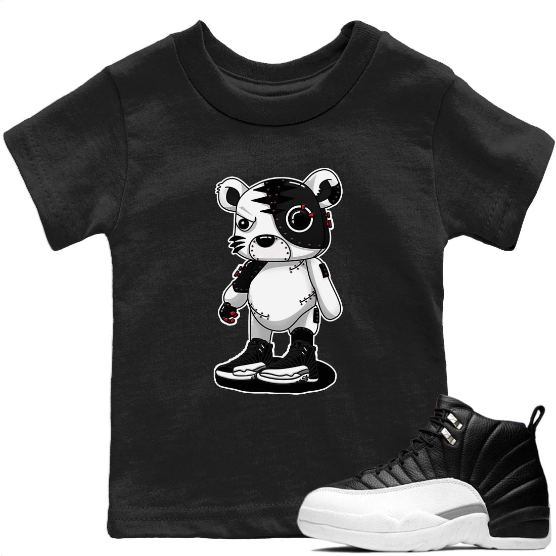 Cyborg Tiger Kids Tops - Air Jordan 12 Playoffs