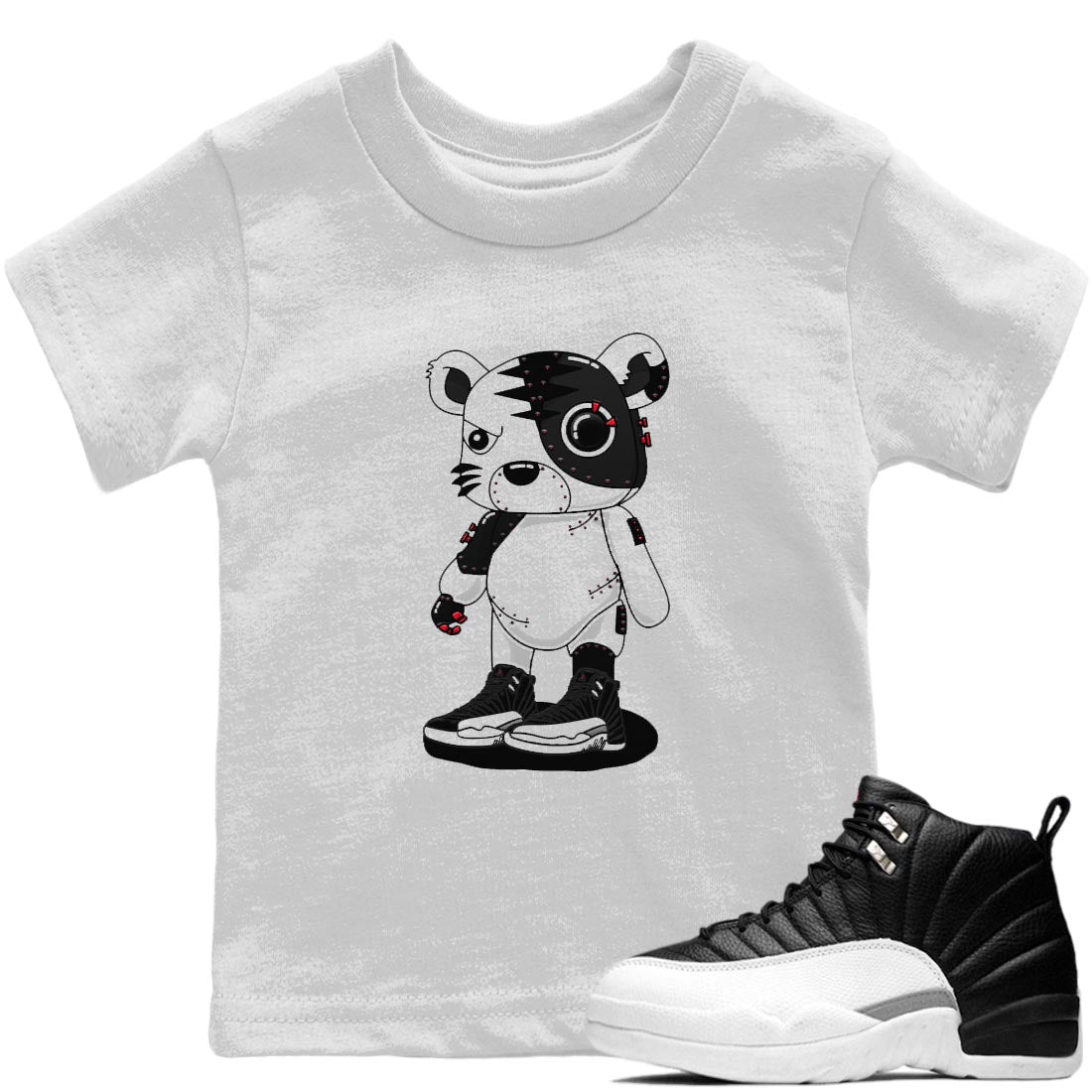 Cyborg Tiger Kids Tops - Air Jordan 12 Playoffs