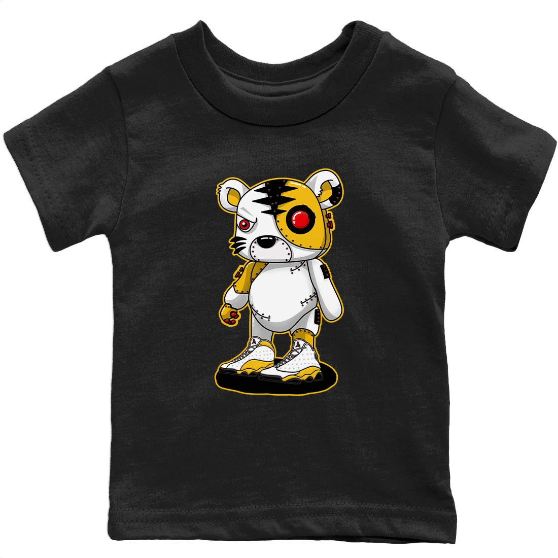 Cyborg Tiger Kids Tops - Air Jordan 13 Del Sol