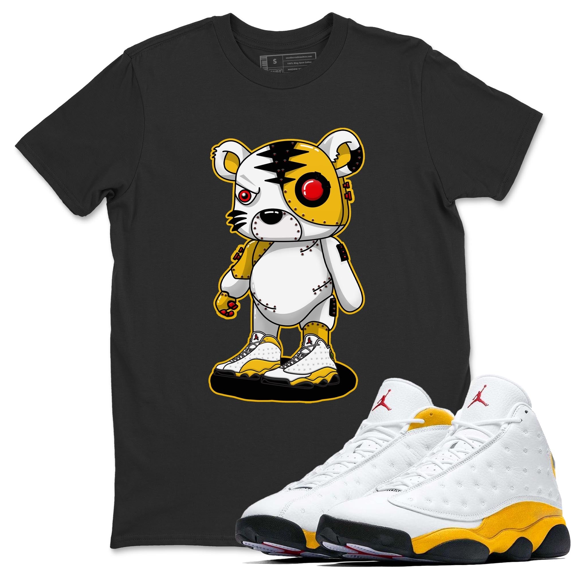 Cyborg Tiger Unisex Tops - Air Jordan 13 Del Sol