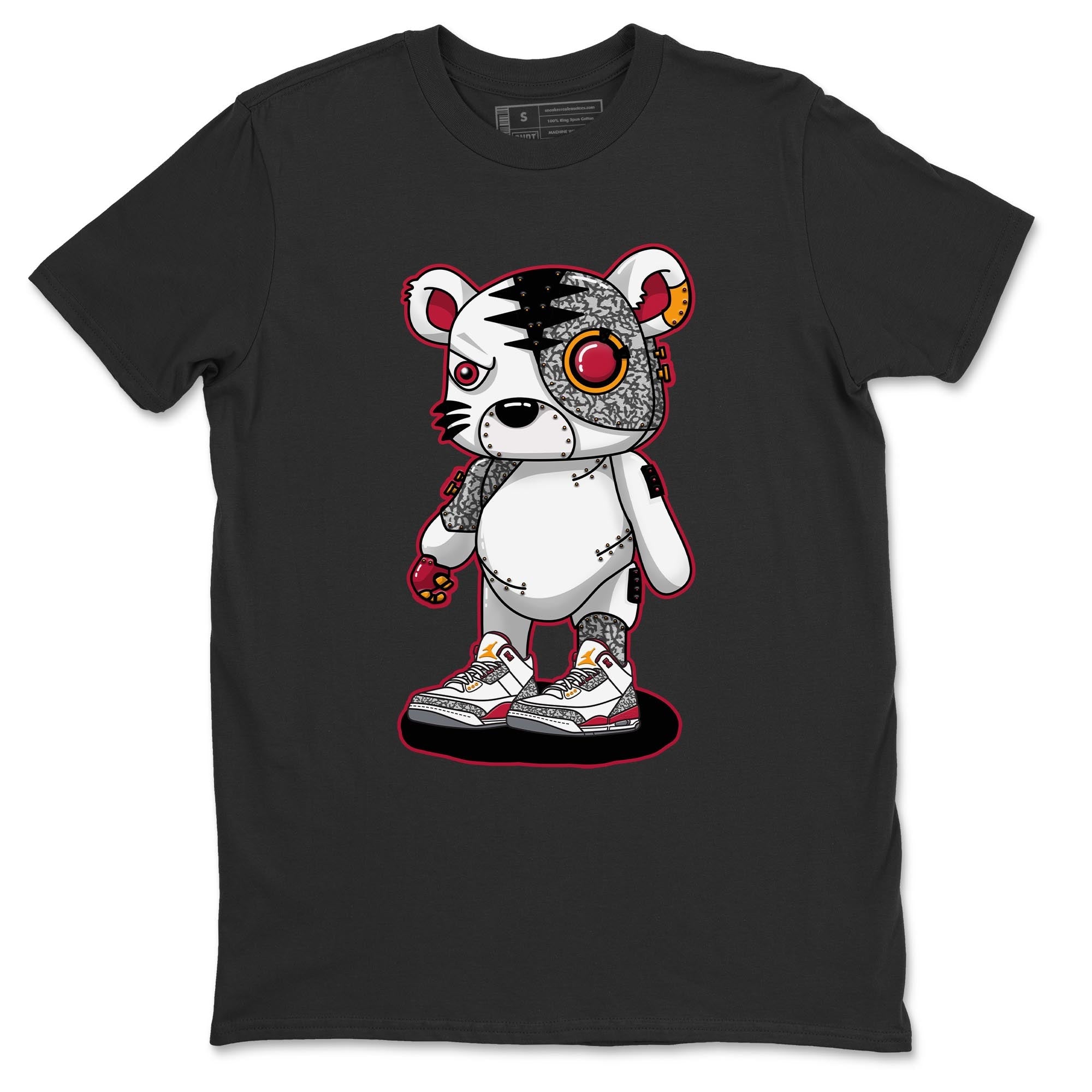 Cyborg Tiger Unisex Tops - Air Jordan 3 Cardinal