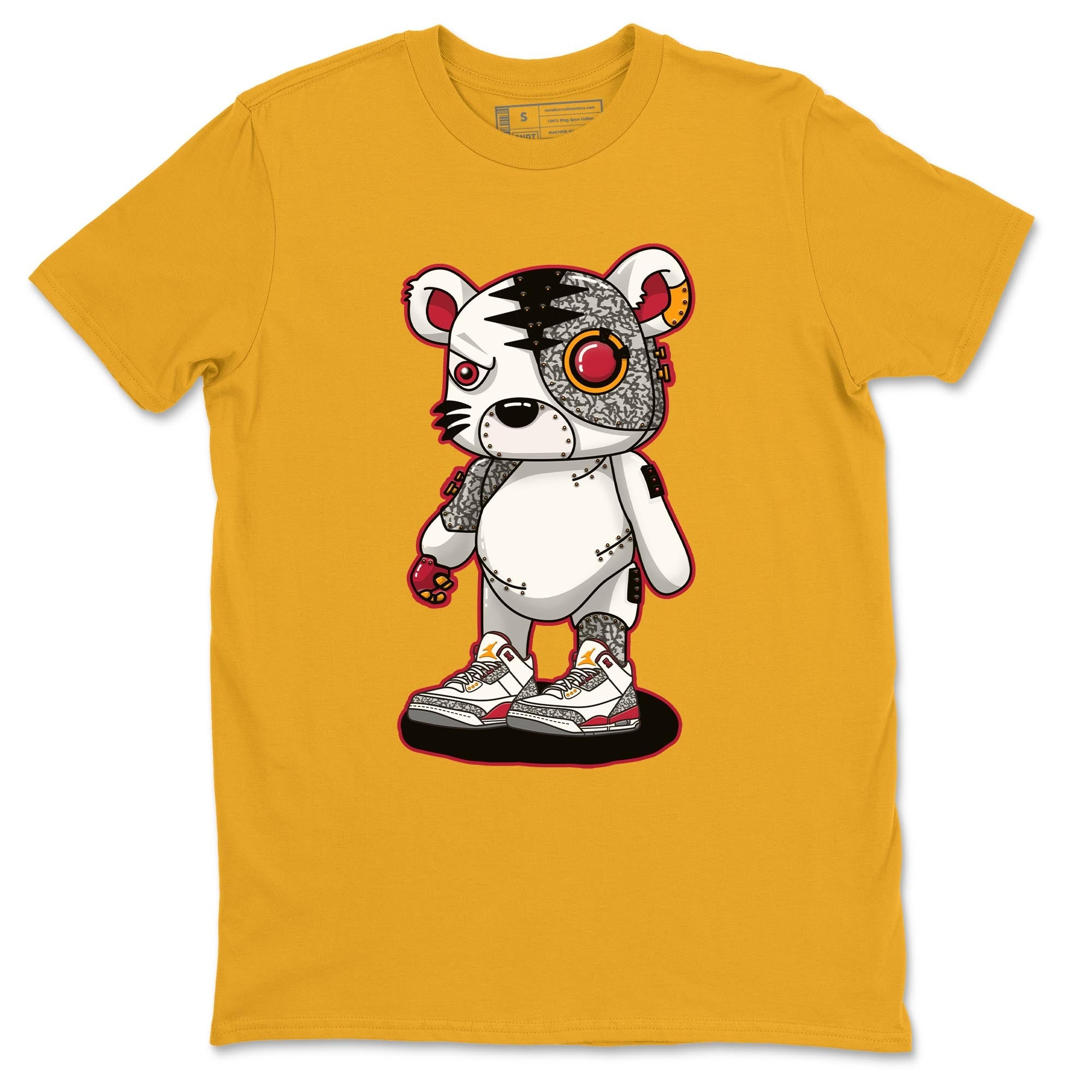 Cyborg Tiger Unisex Tops - Air Jordan 3 Cardinal
