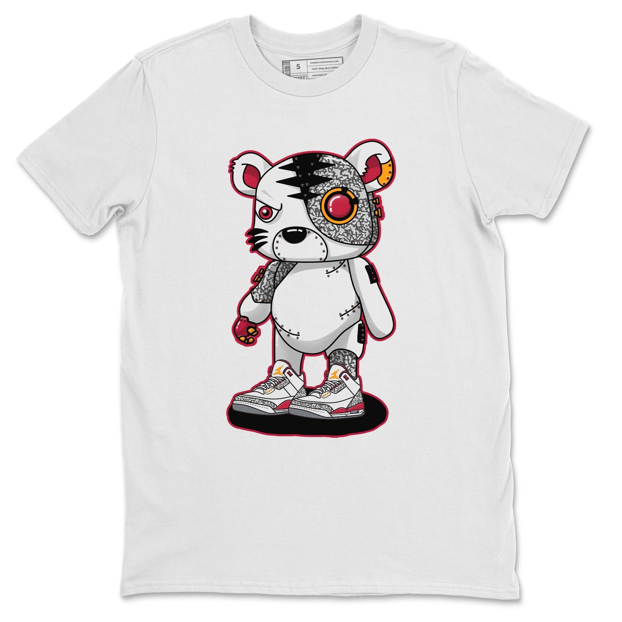 Cyborg Tiger Unisex Tops - Air Jordan 3 Cardinal