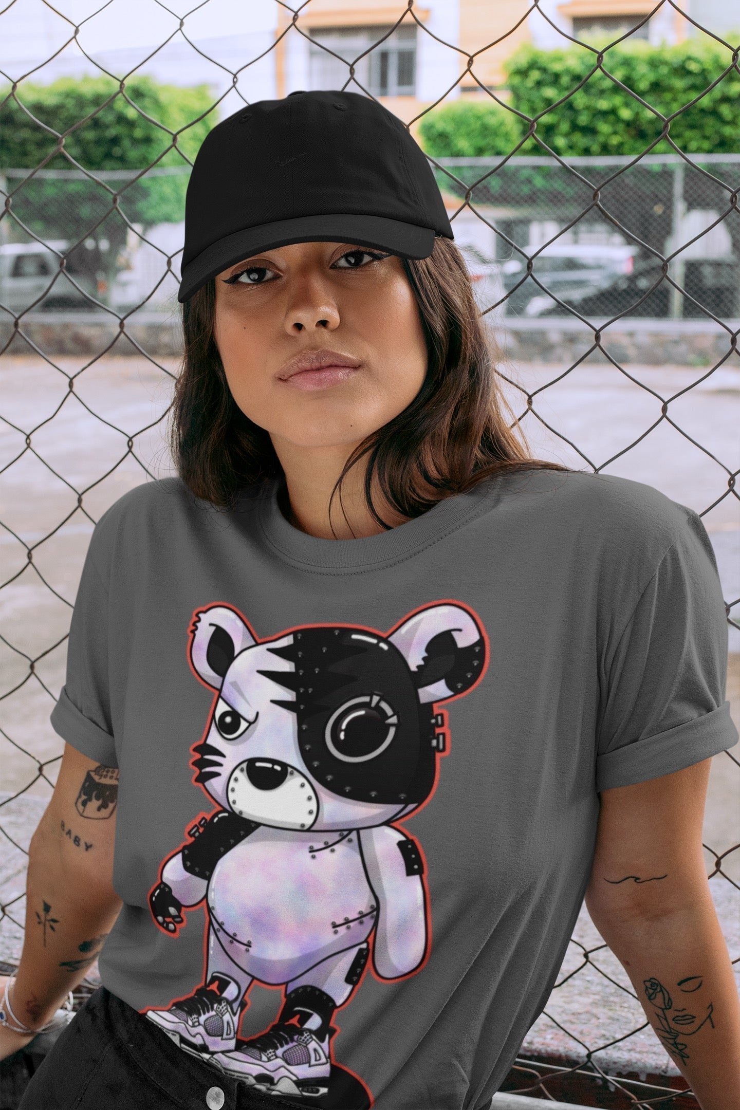Cyborg Tiger Unisex Tops - Air Jordan 4 Zen Master