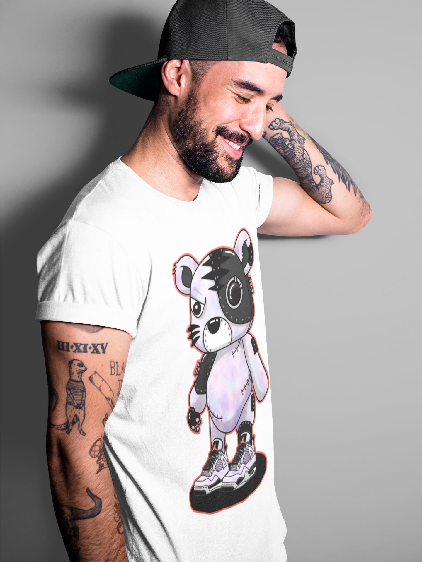 Cyborg Tiger Unisex Tops - Air Jordan 4 Zen Master