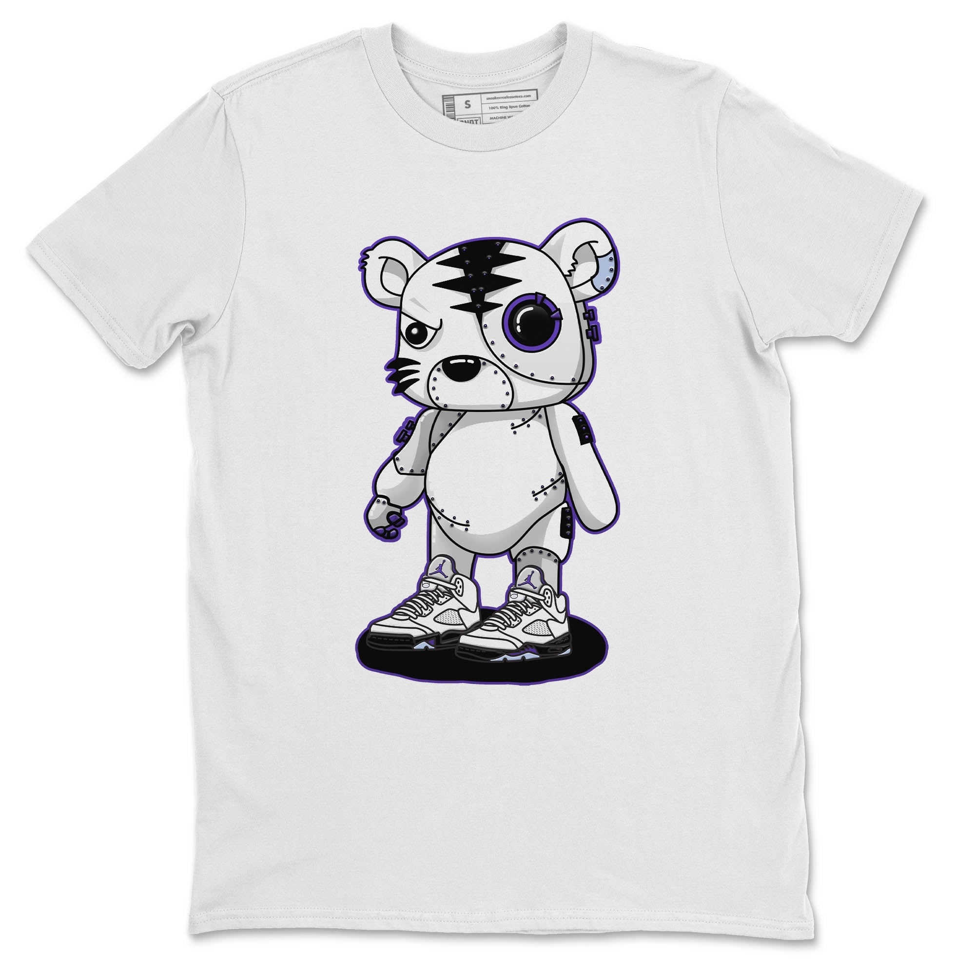 Cyborg Tiger Unisex Tops - Air Jordan 5 Concord