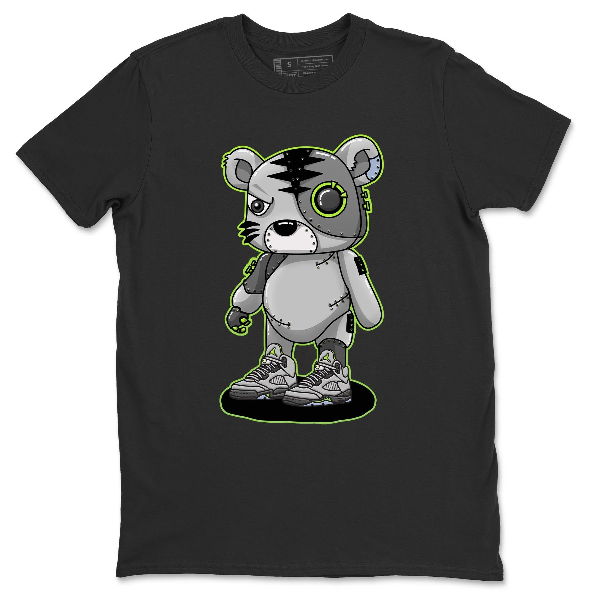 Cyborg Tiger Unisex Tops - Air Jordan 5 Green Bean