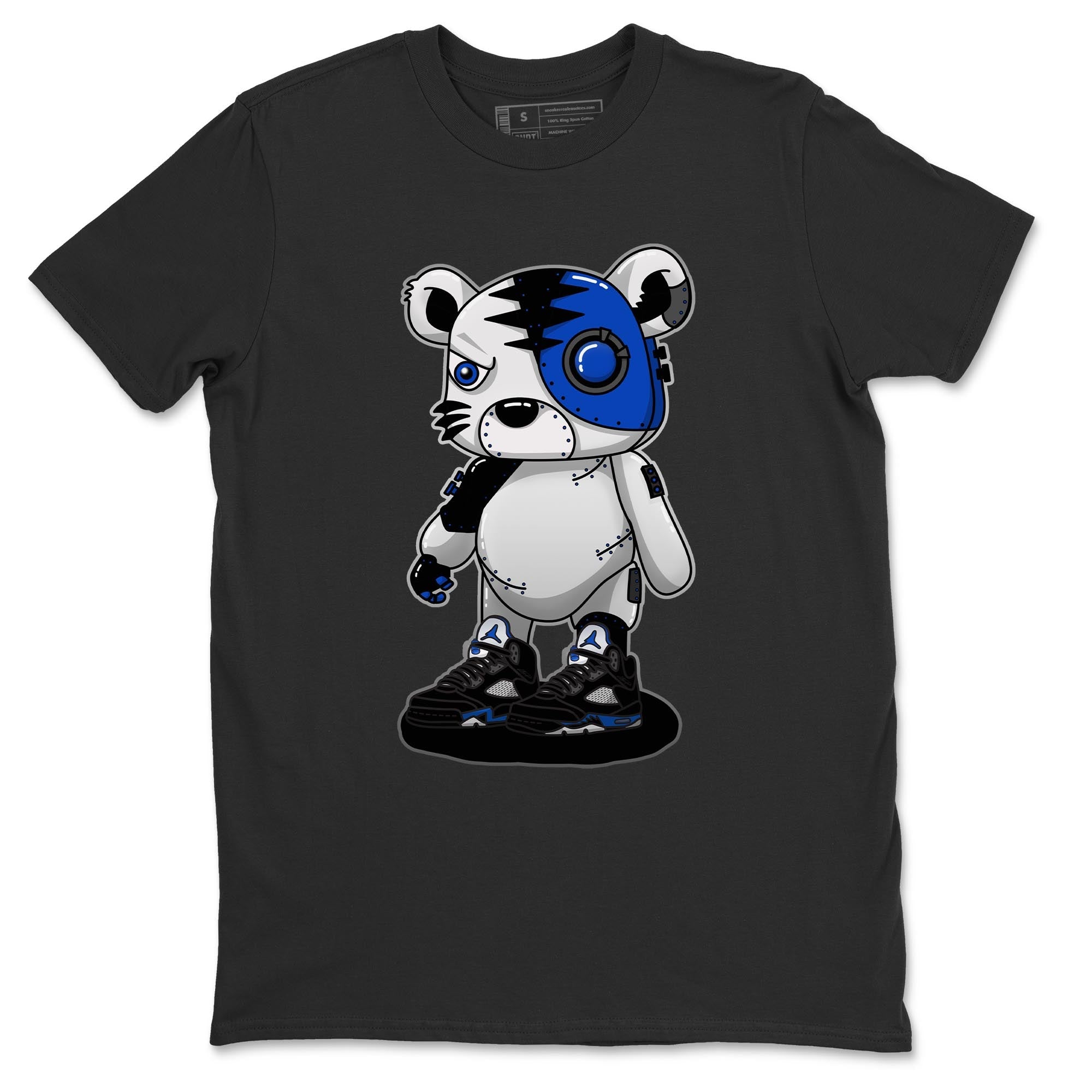 Cyborg Tiger Unisex Tops - Air Jordan 5 Racer Blue
