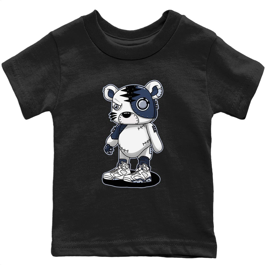 Cyborg Tiger Kids Tops - Air Jordan 6 Midnight Navy