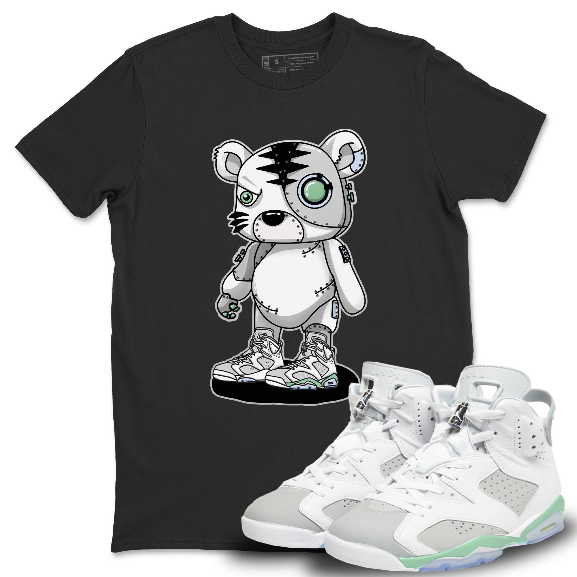 Cyborg Tiger Unisex Tops - Air Jordan 6 Mint Foam