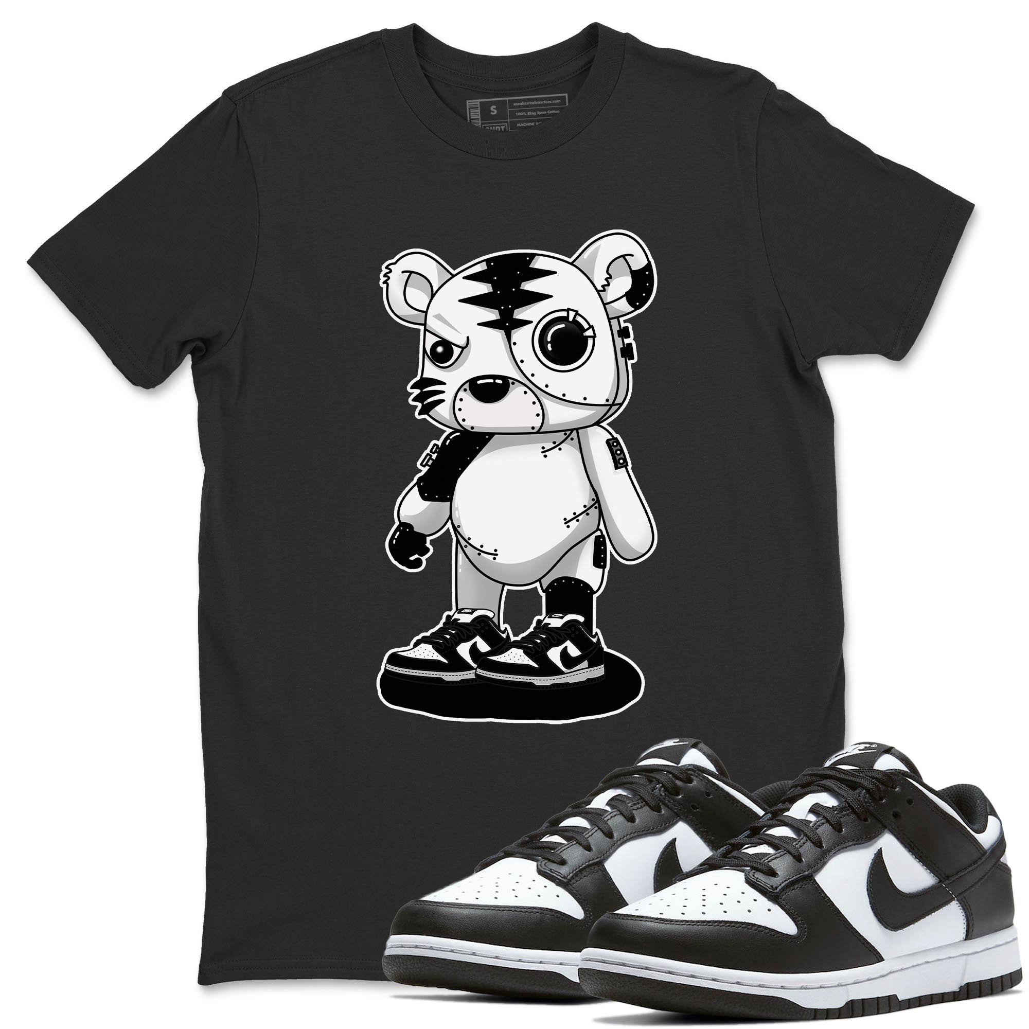 Cyborg Tiger Unisex Tops - Dunk Panda