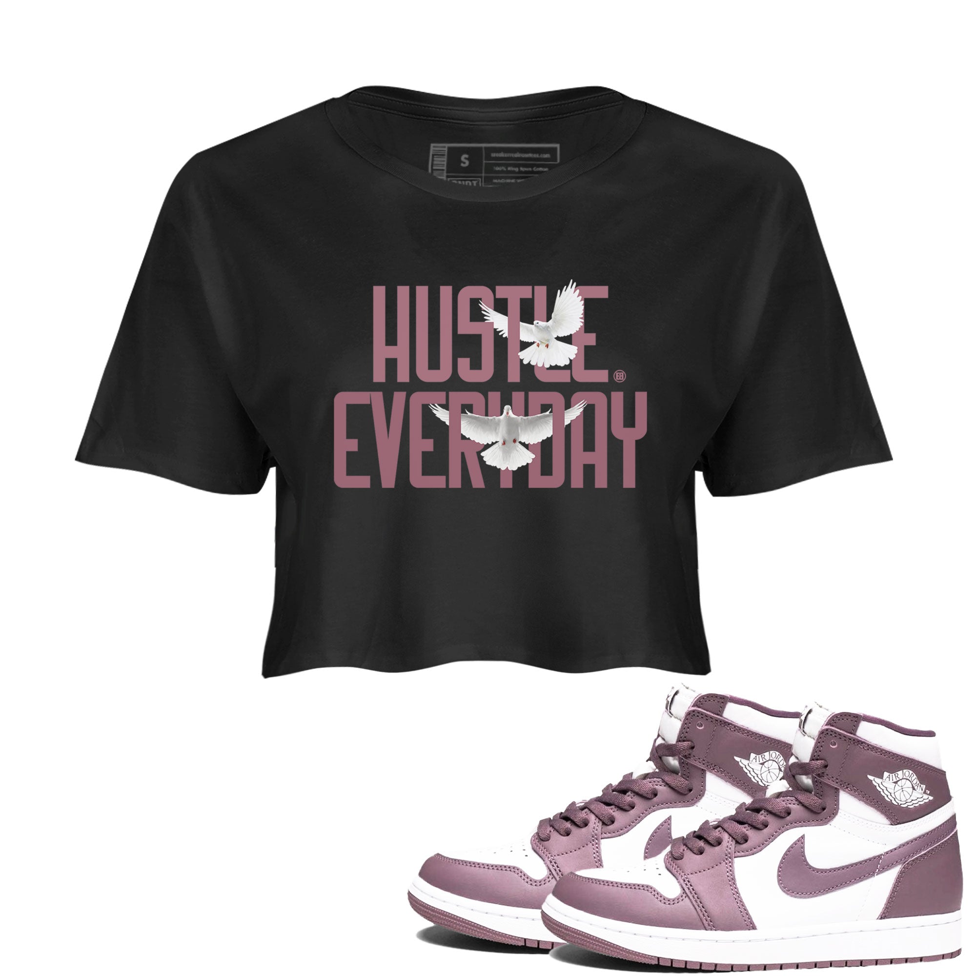 Daily Hustle snkmatch Women's Top - Air Jordan 1 Mauve