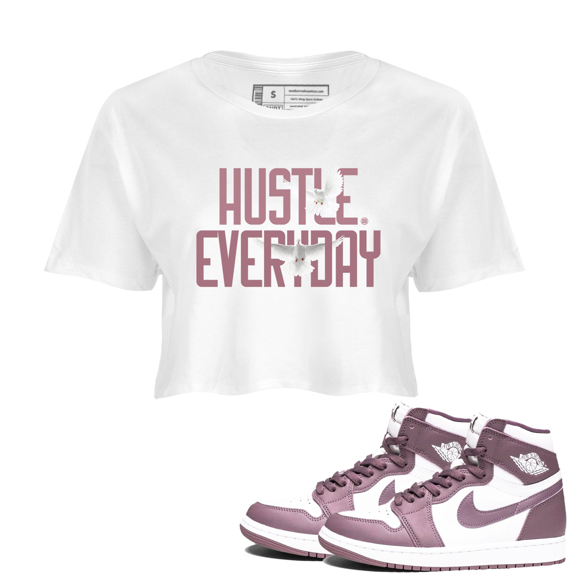 Daily Hustle snkmatch Women's Top - Air Jordan 1 Mauve