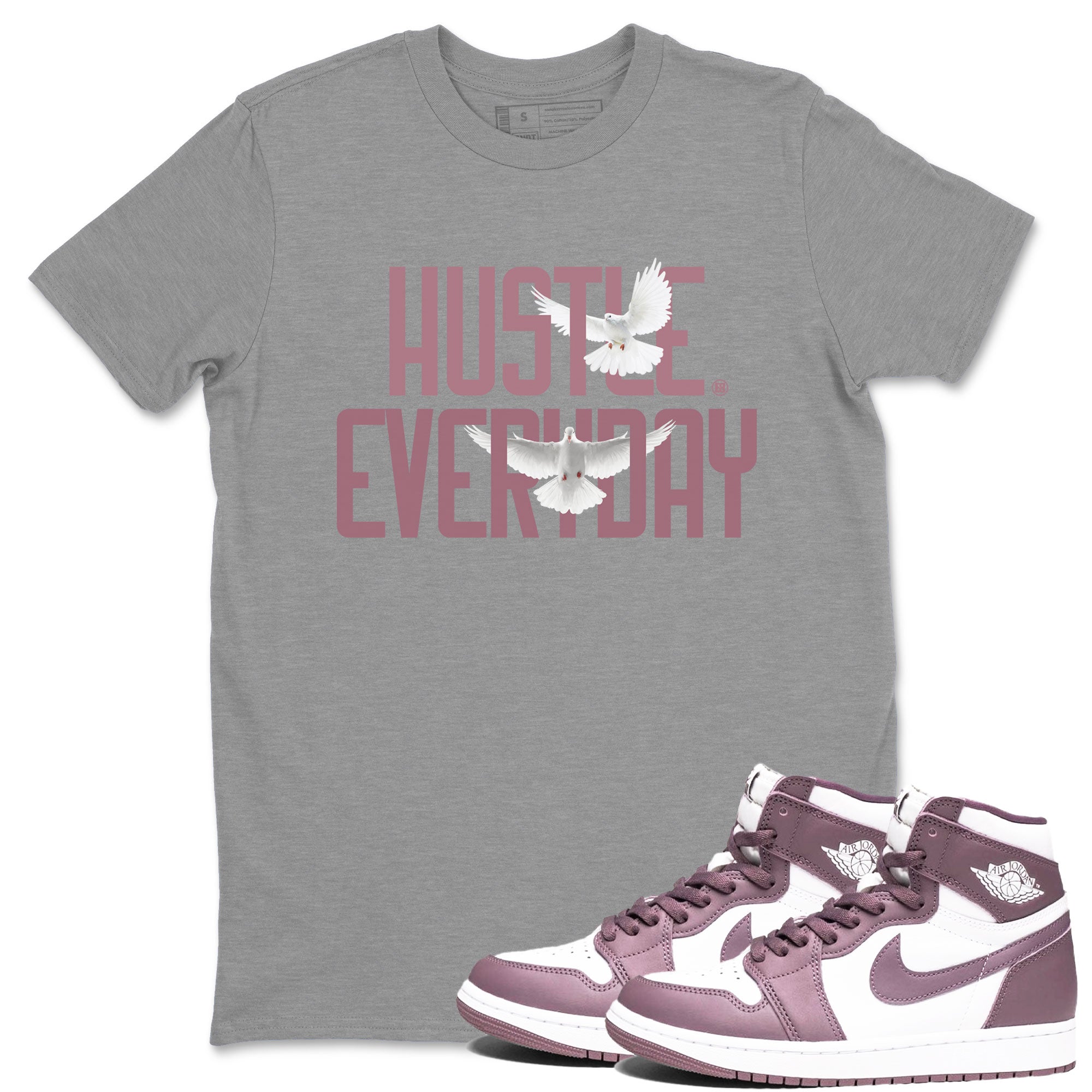 Daily Hustle snkmatch Tee - Air Jordan 1 Mauve