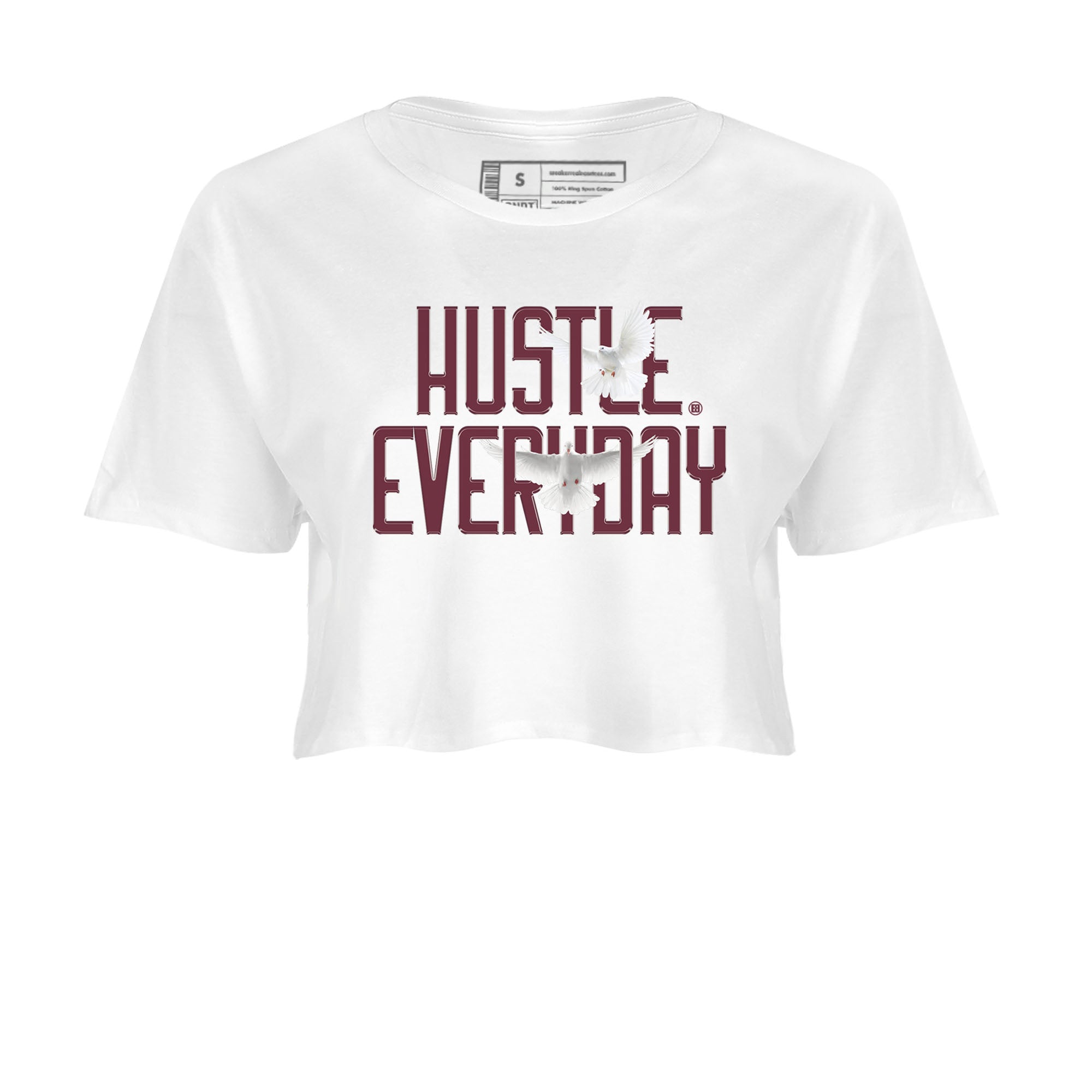 Daily Hustle snkmatch Women's Top - Air Jordan 1 Metallic Burgundy