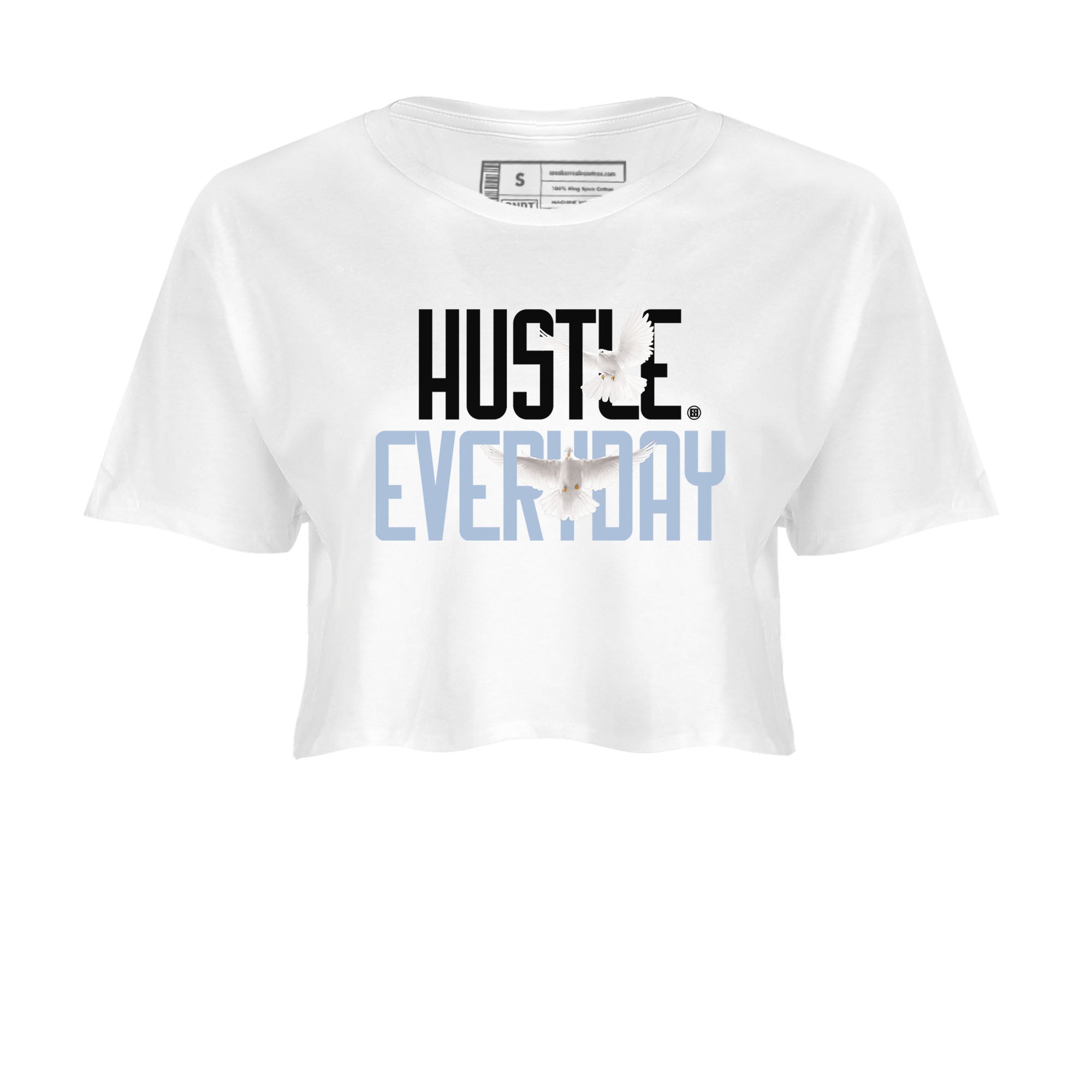Daily Hustle snkmatch Women's Top - Air Jordan 13 Blue Grey