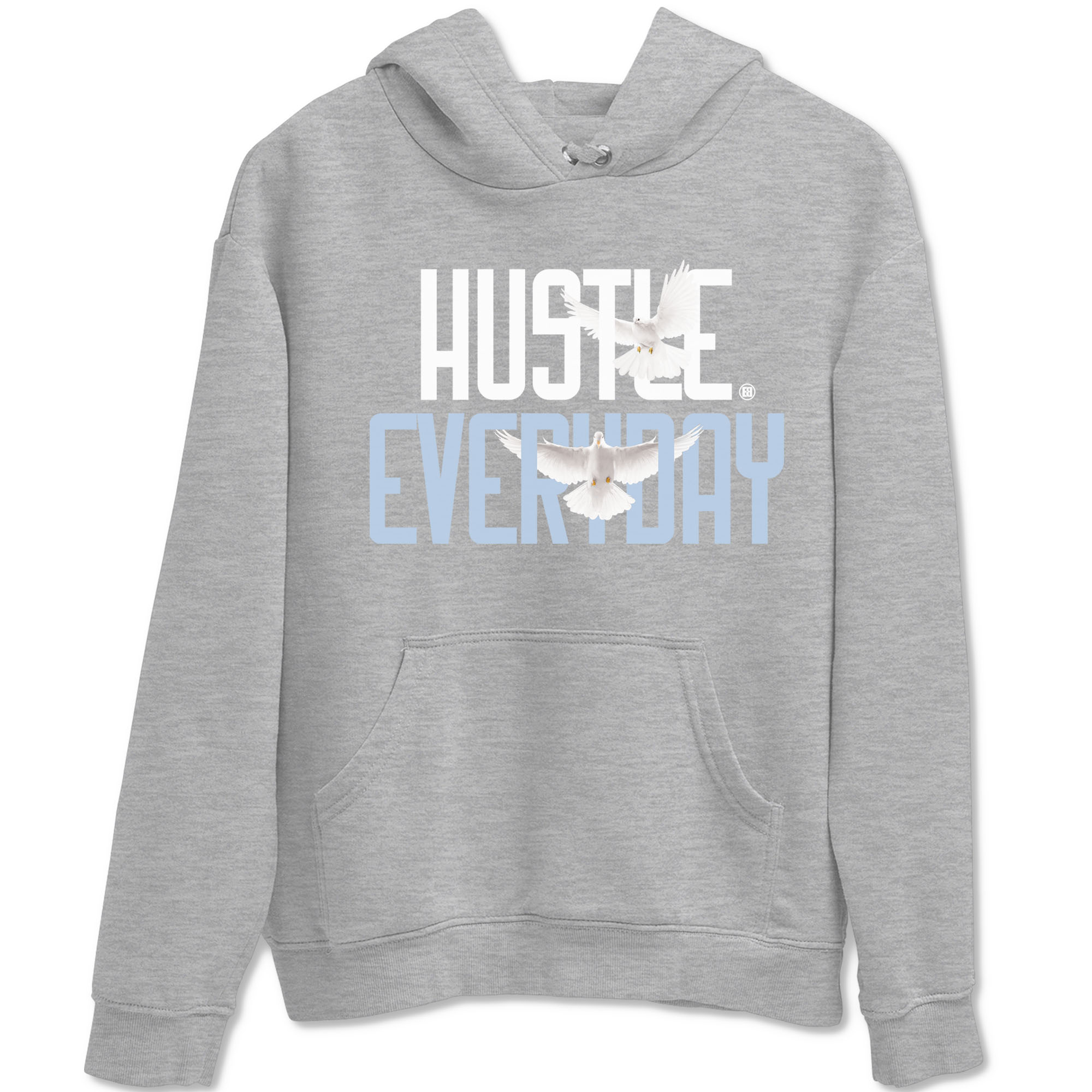 Daily Hustle snkmatch Tees - Air Jordan 13 Blue Grey