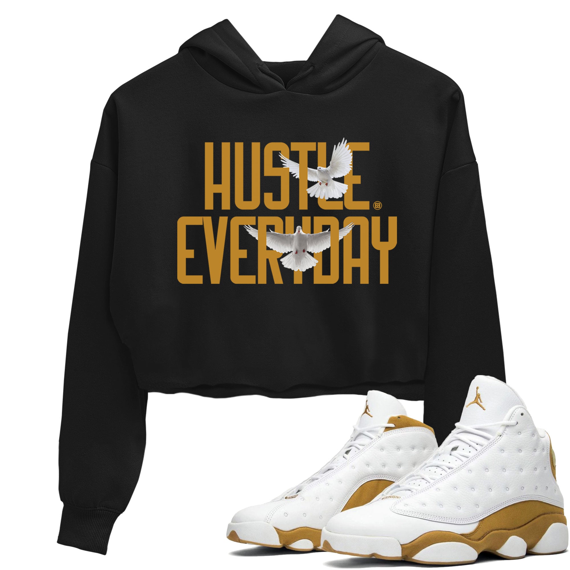 Daily Hustle Women's Tops - Air Jordan 13 Wheat