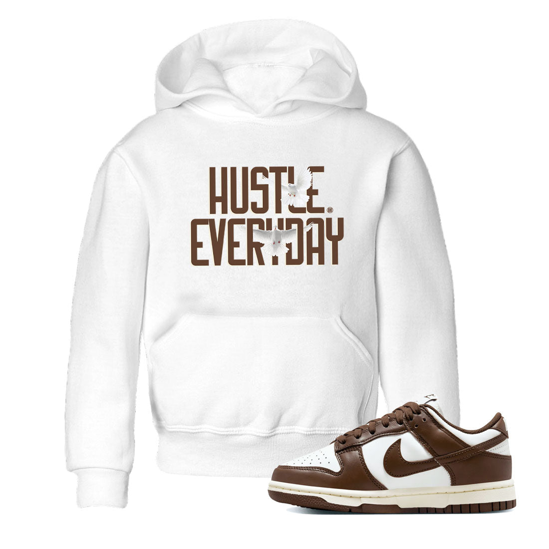 Daily Hustle snkmatch Tee Kids - Dunk Cacao Wow