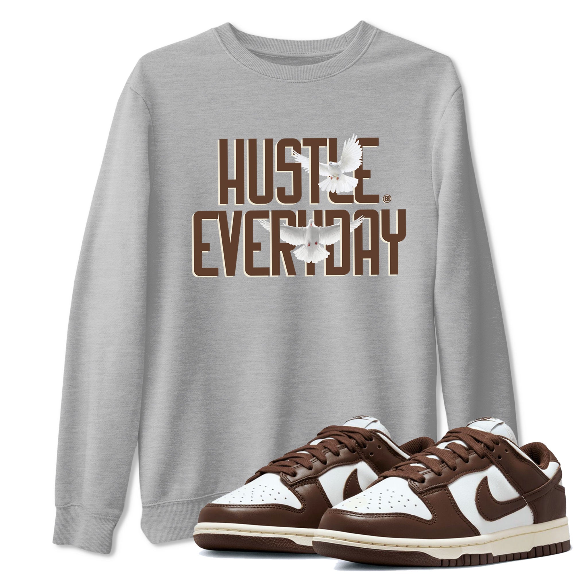 Daily Hustle snkmatch Tee - Dunk Cacao Wow