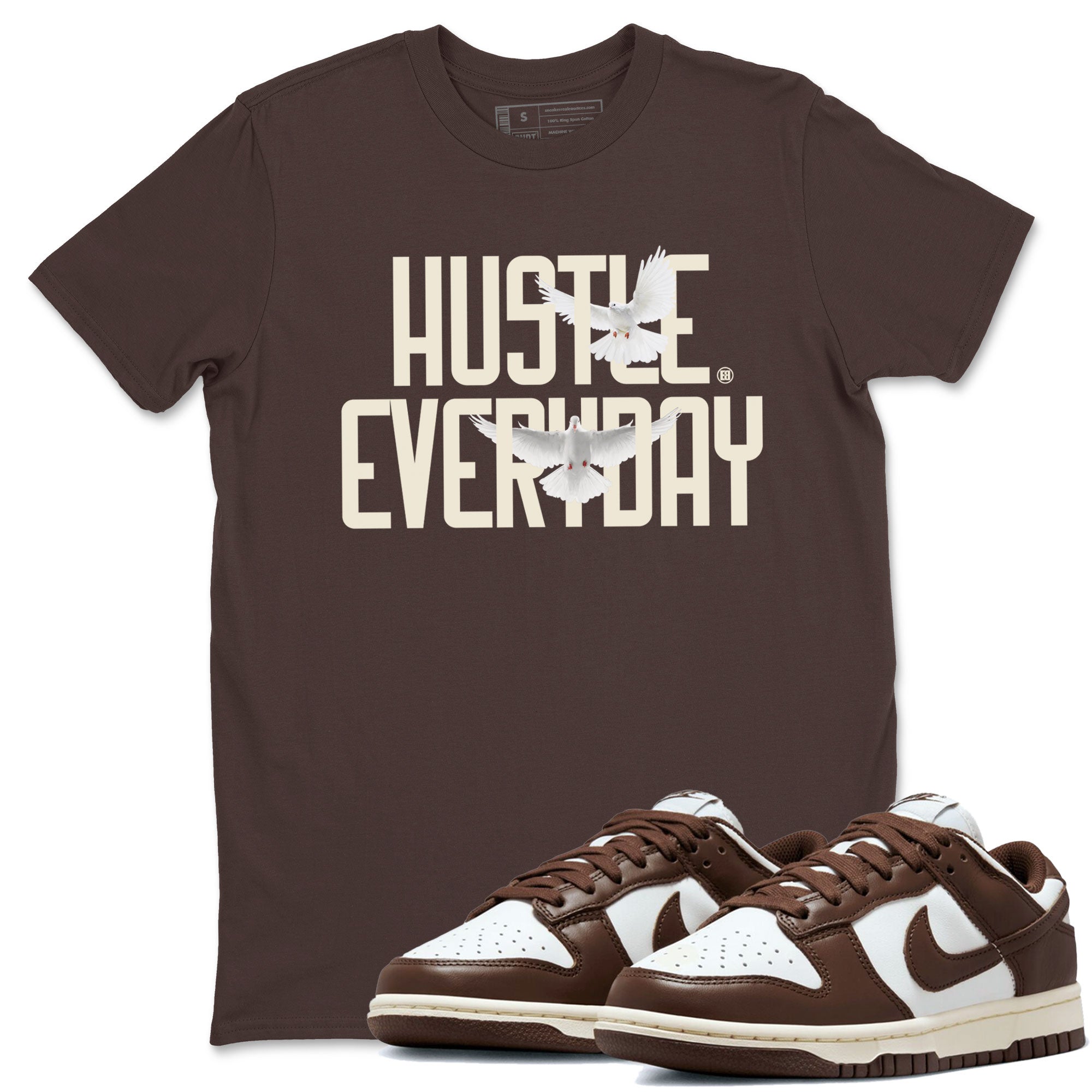 Daily Hustle snkmatch Tee - Dunk Cacao Wow