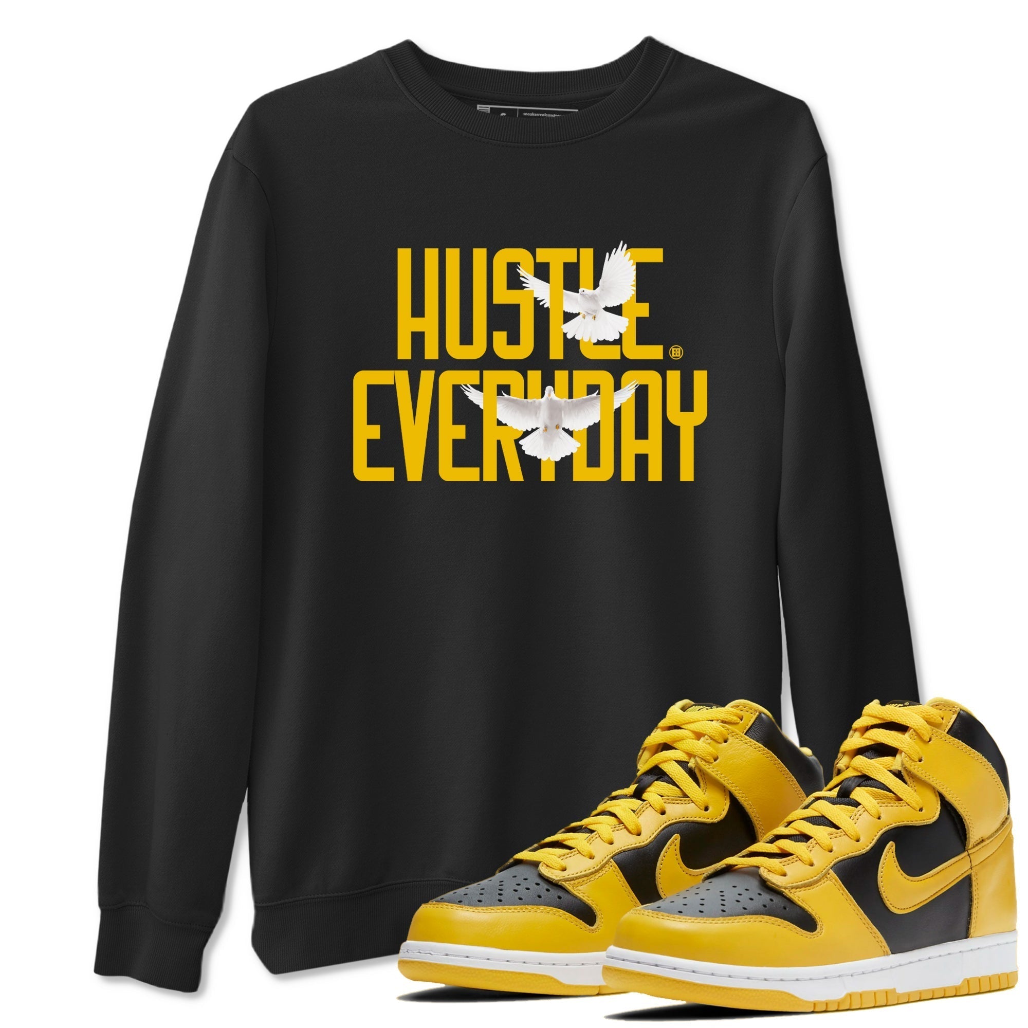 Daily Hustle snkmatch Tees - Dunk High Pollen