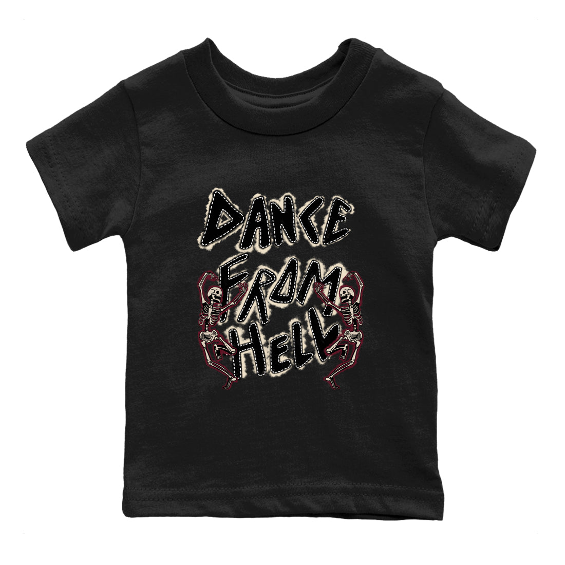 Dance From Hell snkmatch Tees Kids - Air Jordan 4 A Ma Maniere x Fossil Stone
