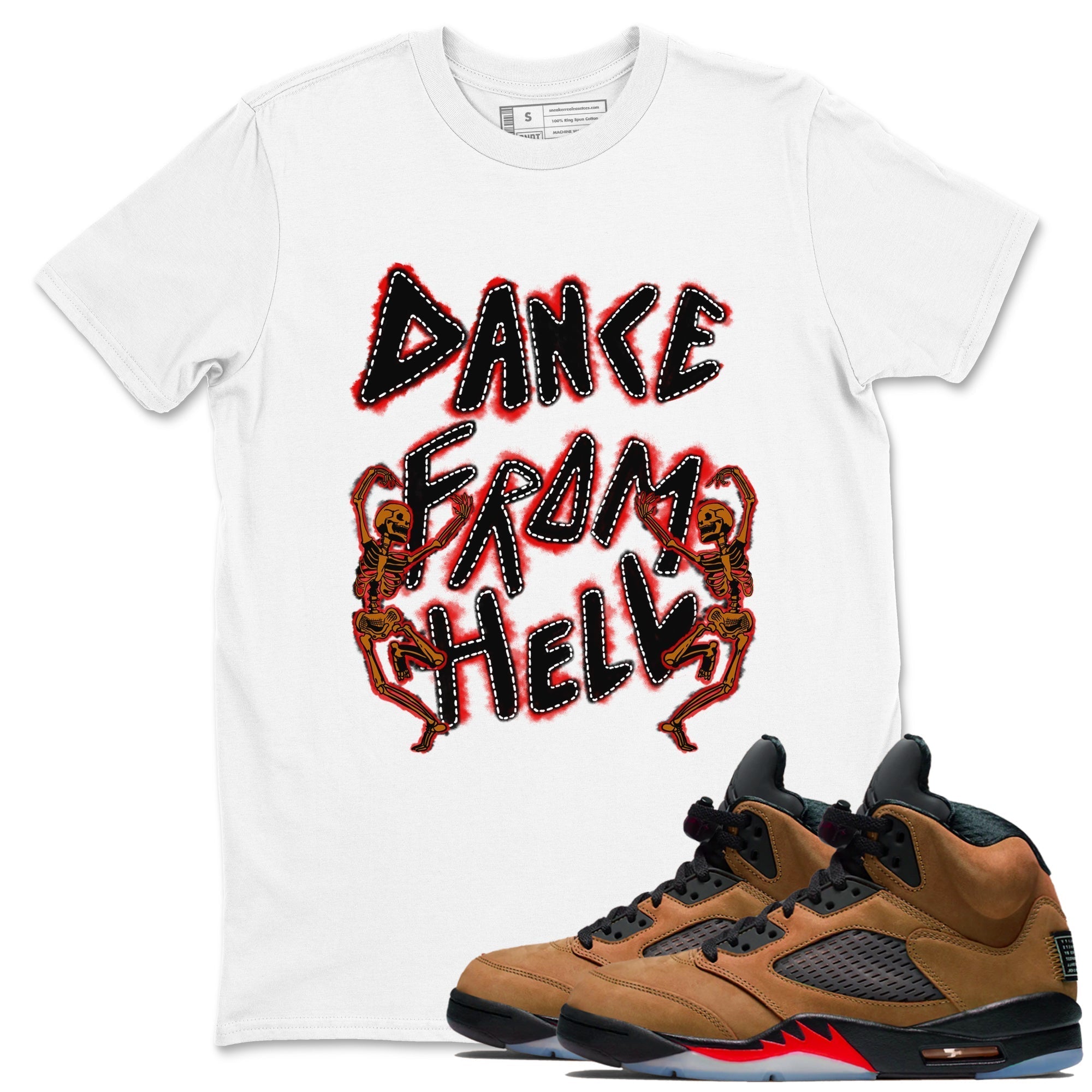 Dance From Hell snkmatch Tees - Air Jordan 5 Archaeo Brown