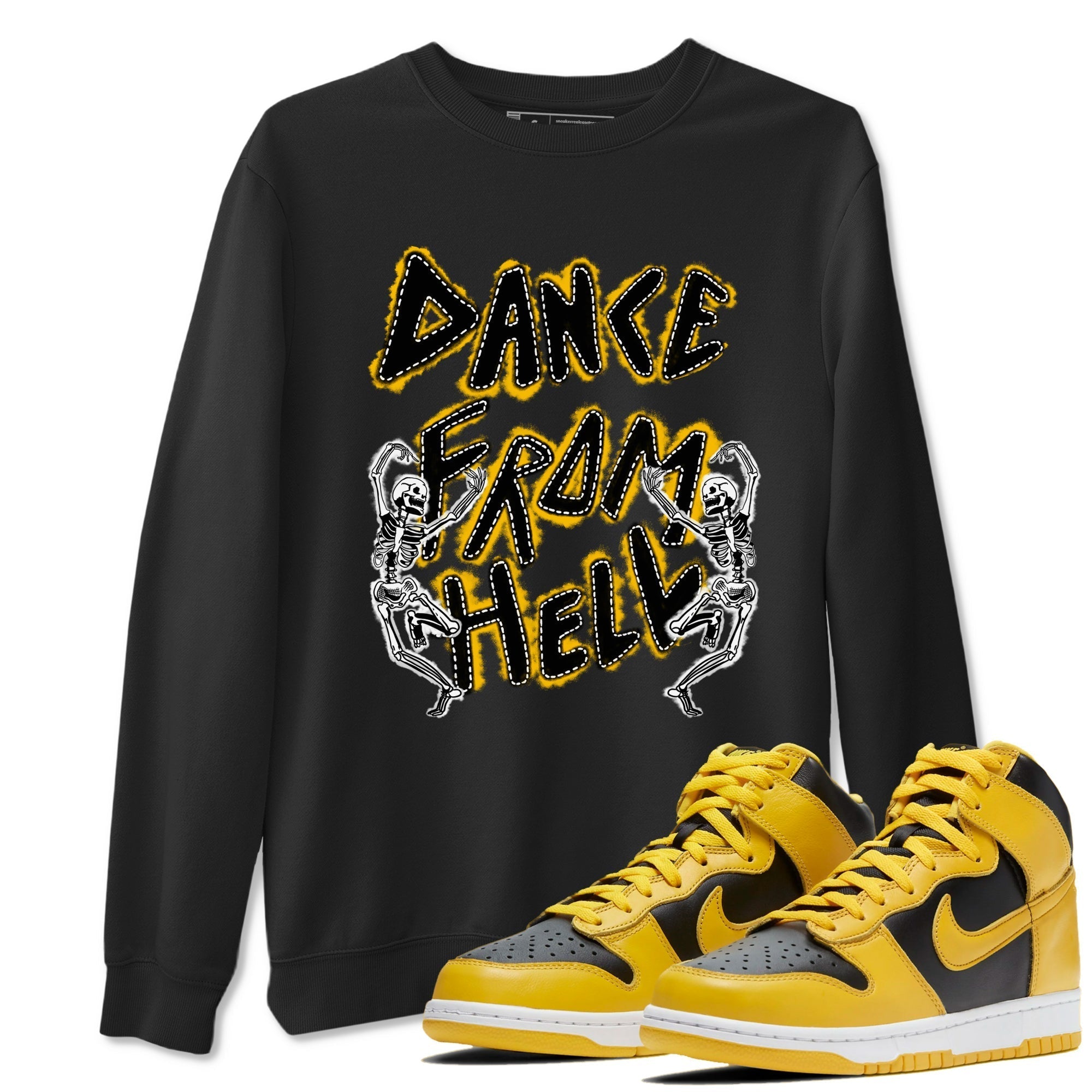 Dance From Hell snkmatch Tees - Dunk High Pollen