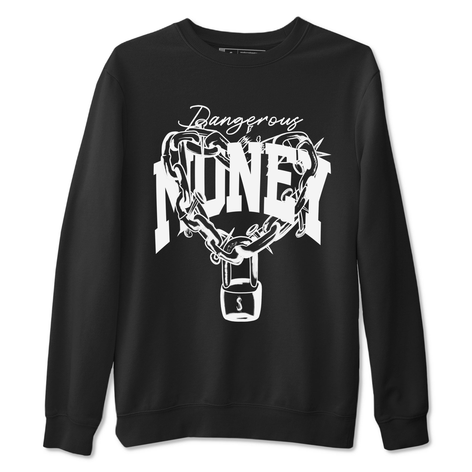 Dangerous Money snkmatch Tees - Air Jordan 1 Black White
