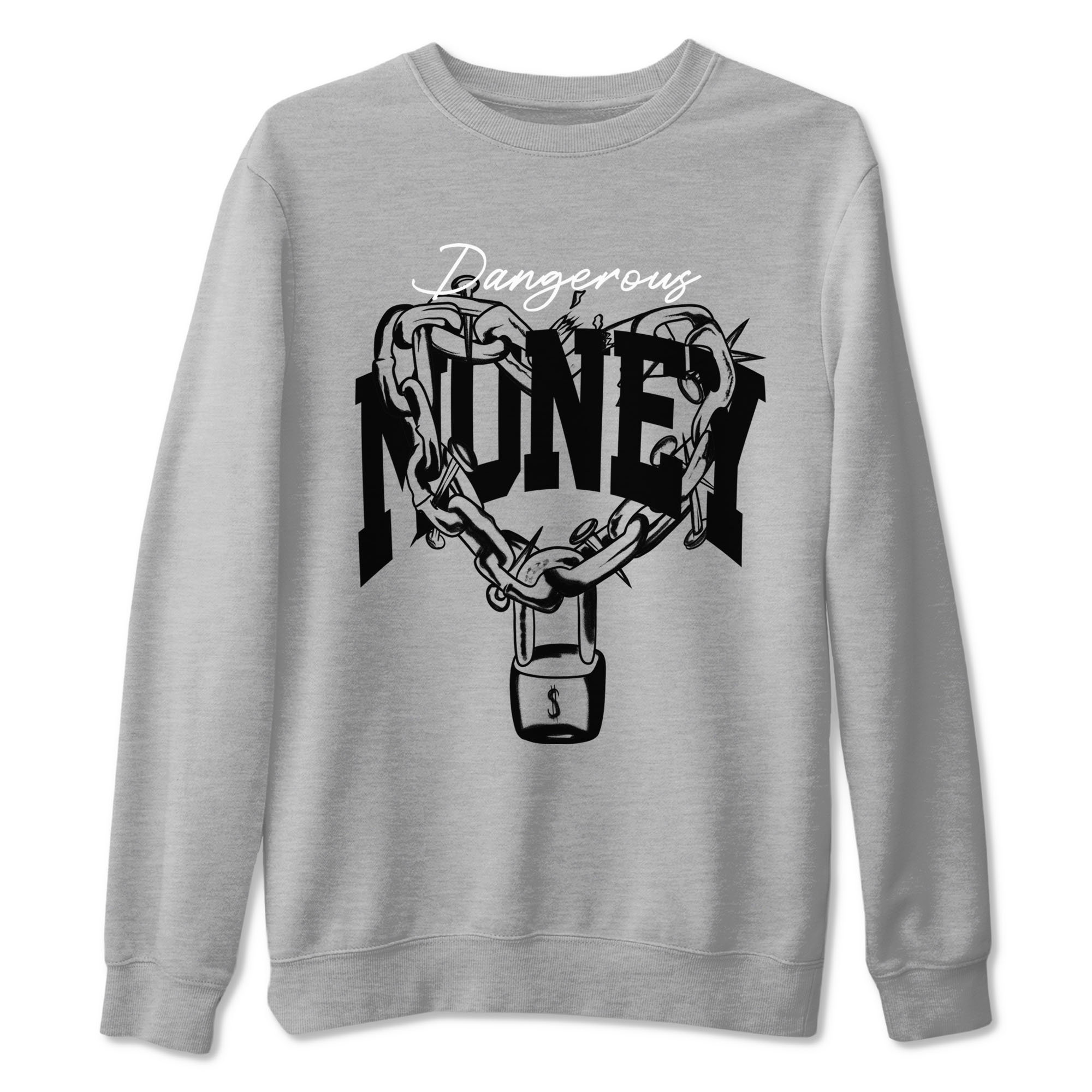 Dangerous Money snkmatch Tees - Air Jordan 1 Black White