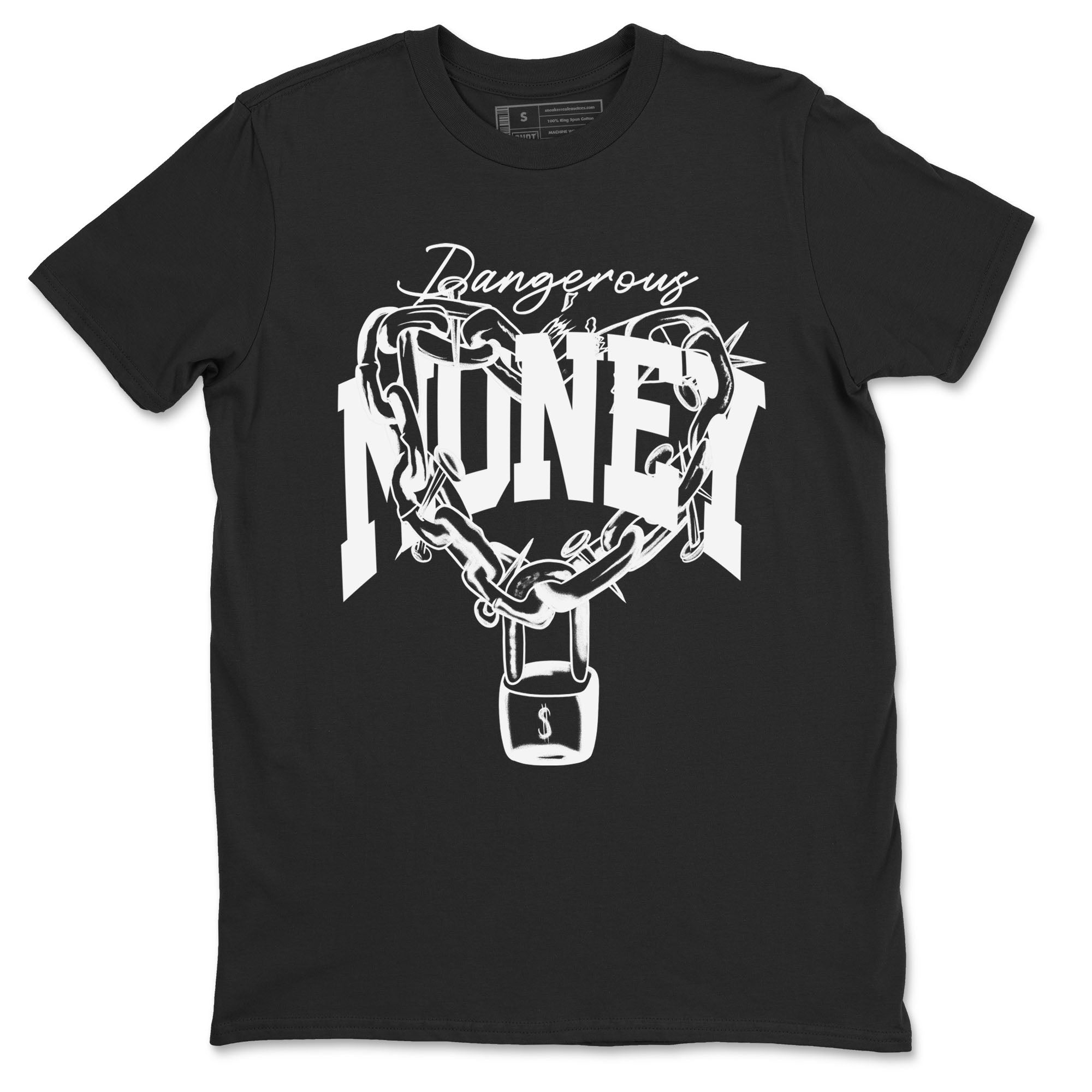 Dangerous Money snkmatch Tees - Air Jordan 1 Black White