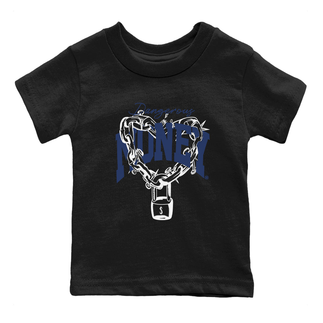 Dangerous Money snkmatch Tees Kids - Air Jordan 1 Midnight Navy