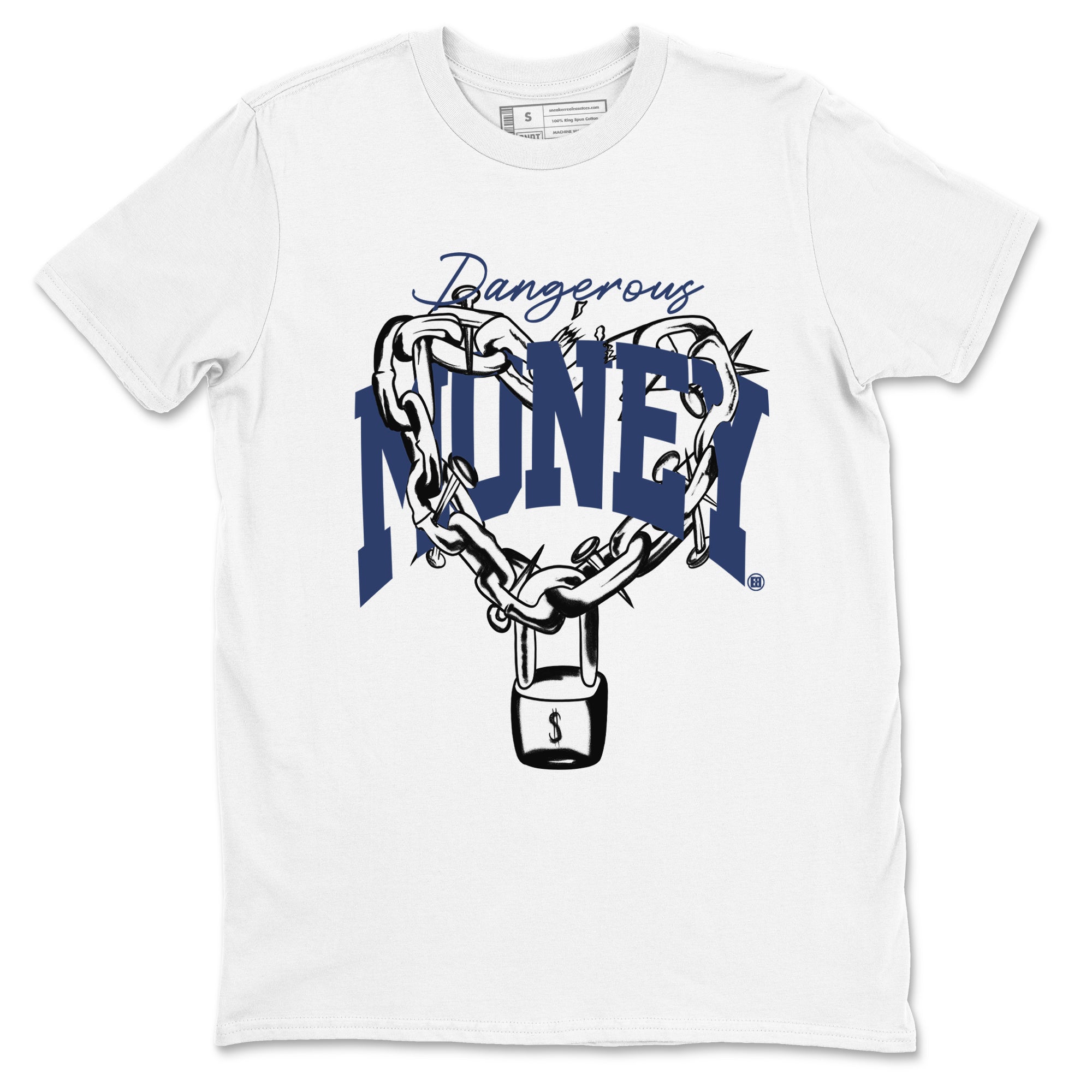 Dangerous Money snkmatch Tees - Air Jordan 1 Midnight Navy