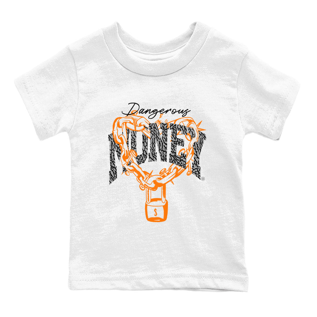 Dangerous Money snkmatch Tees Kids - Air Jordan 3 Georgia Peach