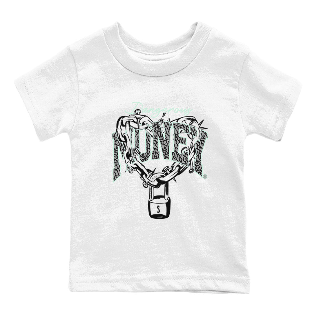 Dangerous Money snkmatch Tees Kids - Air Jordan 3 Green Glow