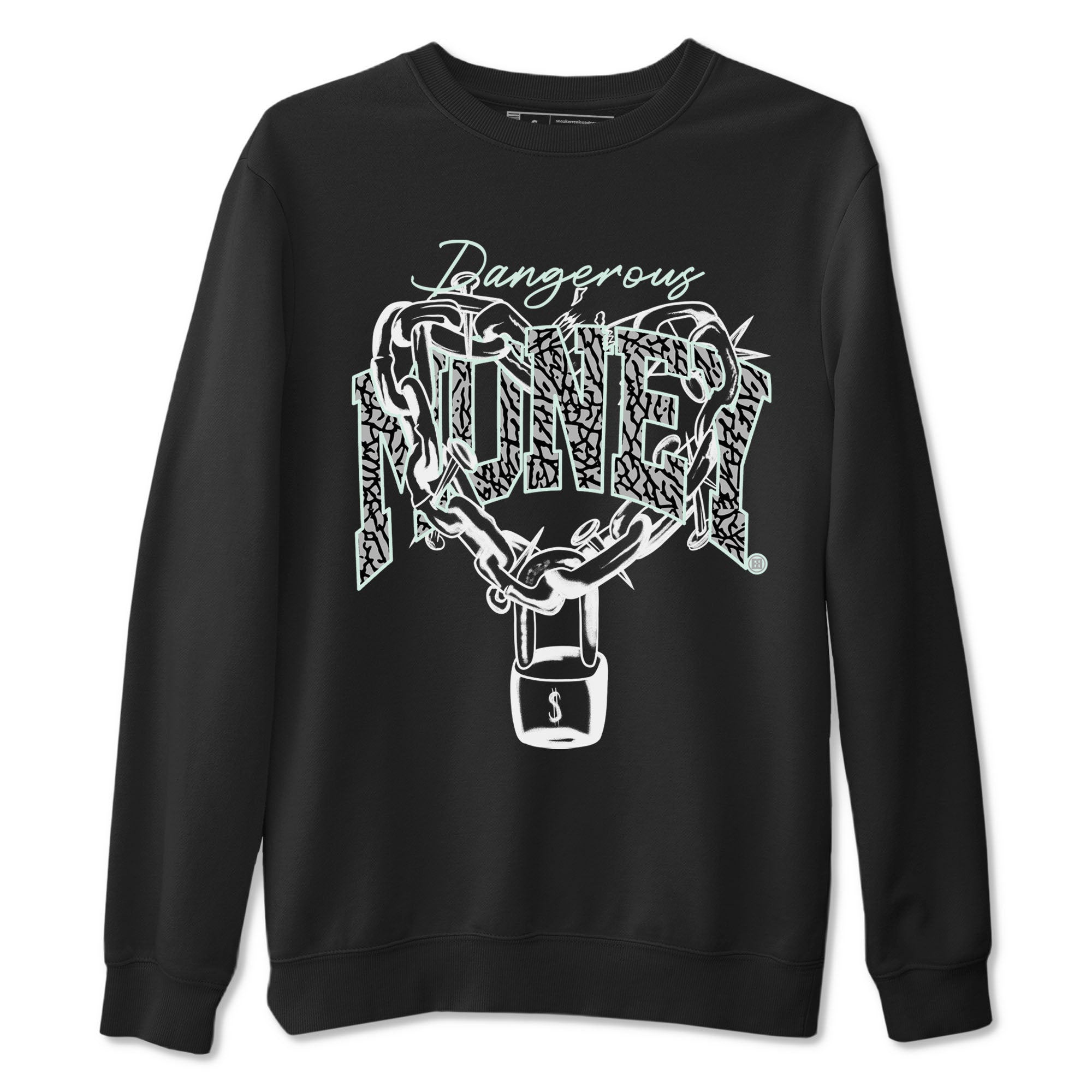 Dangerous Money snkmatch Tees - Air Jordan 3 Green Glow