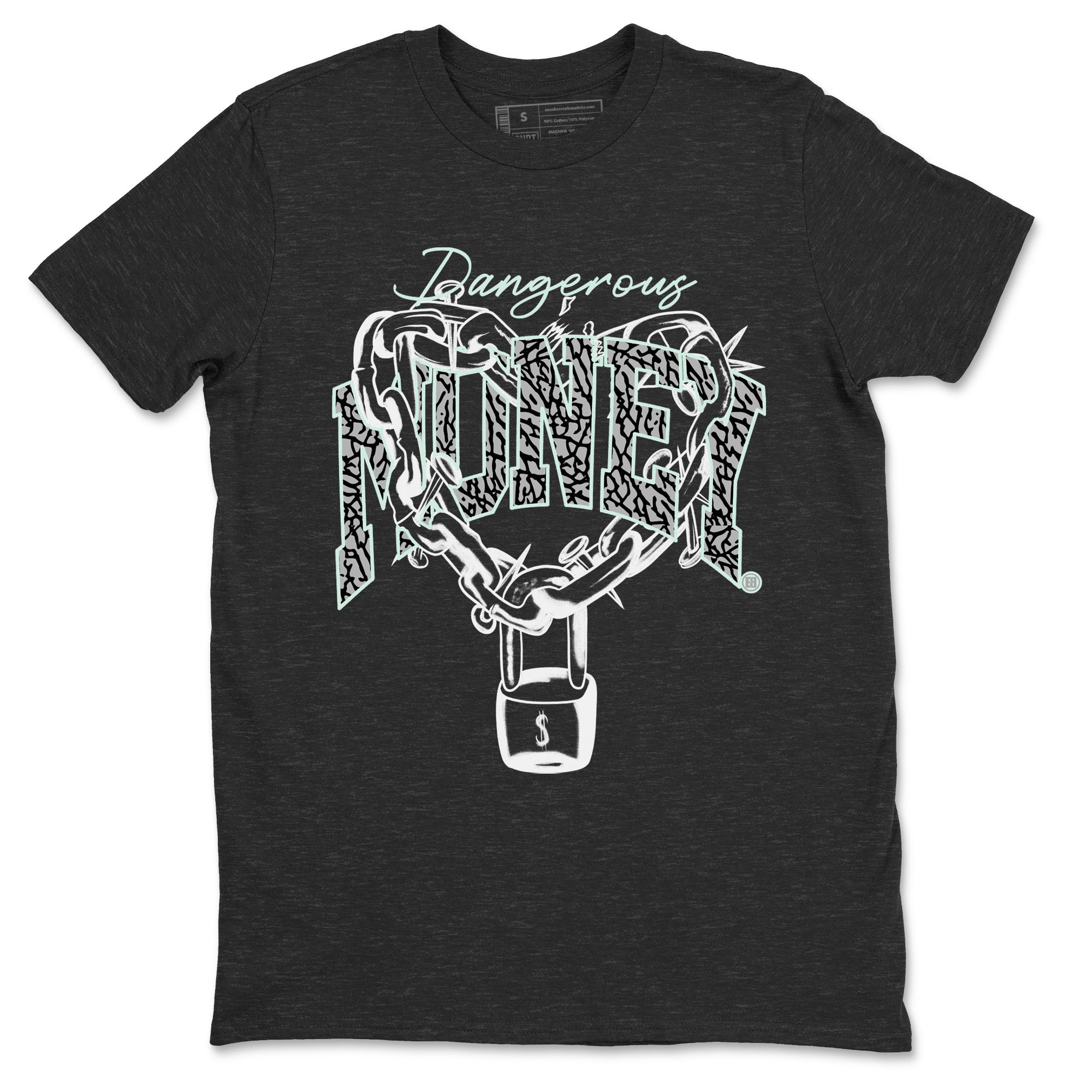 Dangerous Money snkmatch Tees - Air Jordan 3 Green Glow